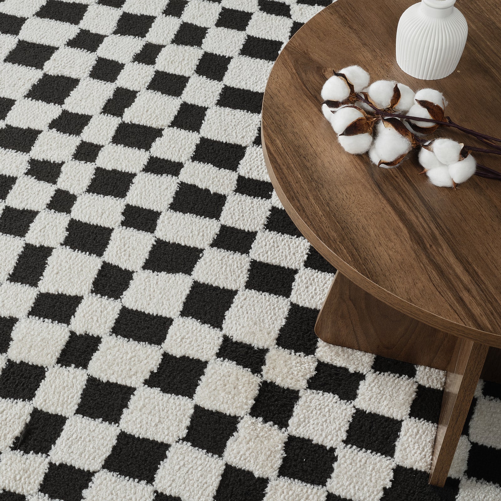 IRINA Skandi Checkered Area Rug