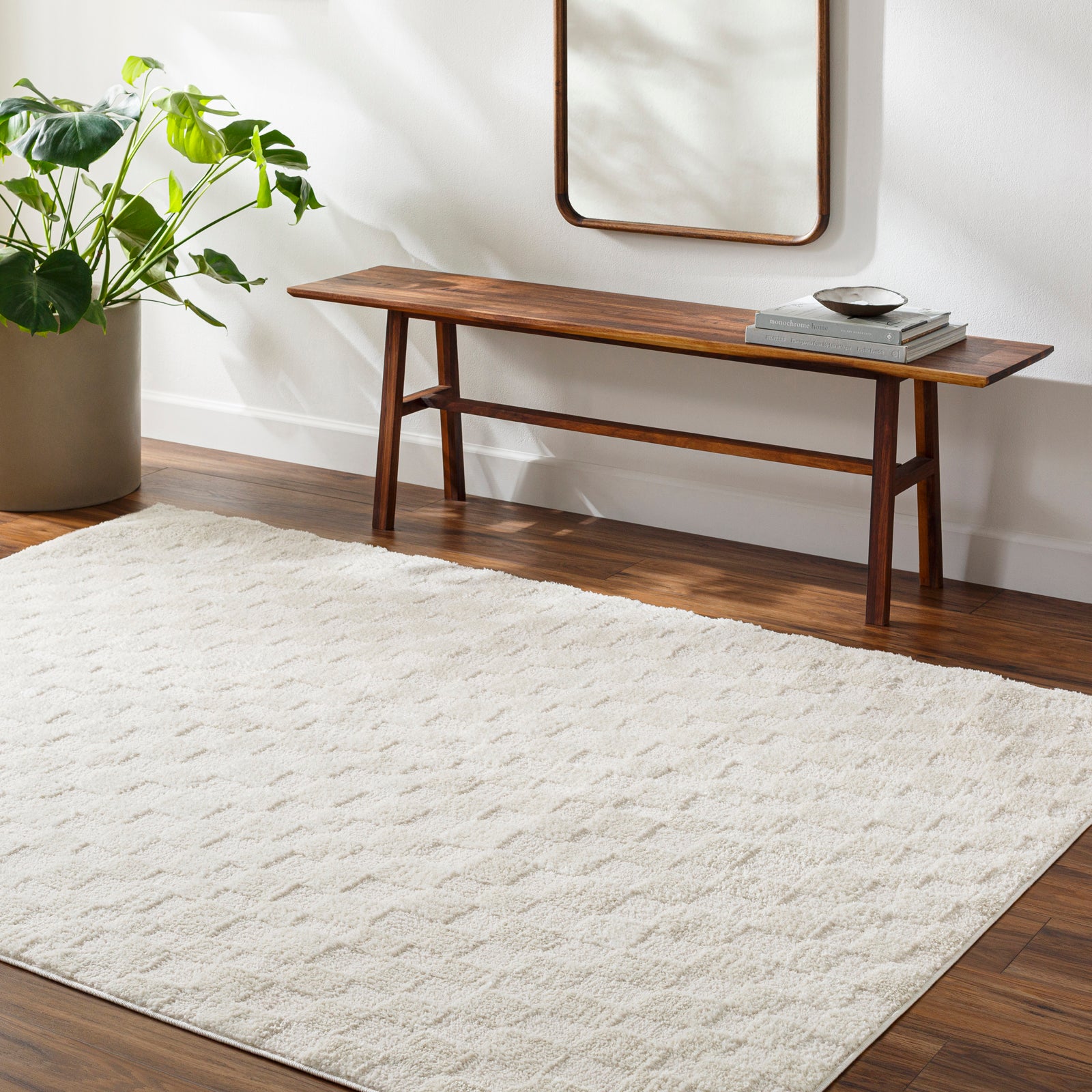 IRINA Skandi Checkered Area Rug