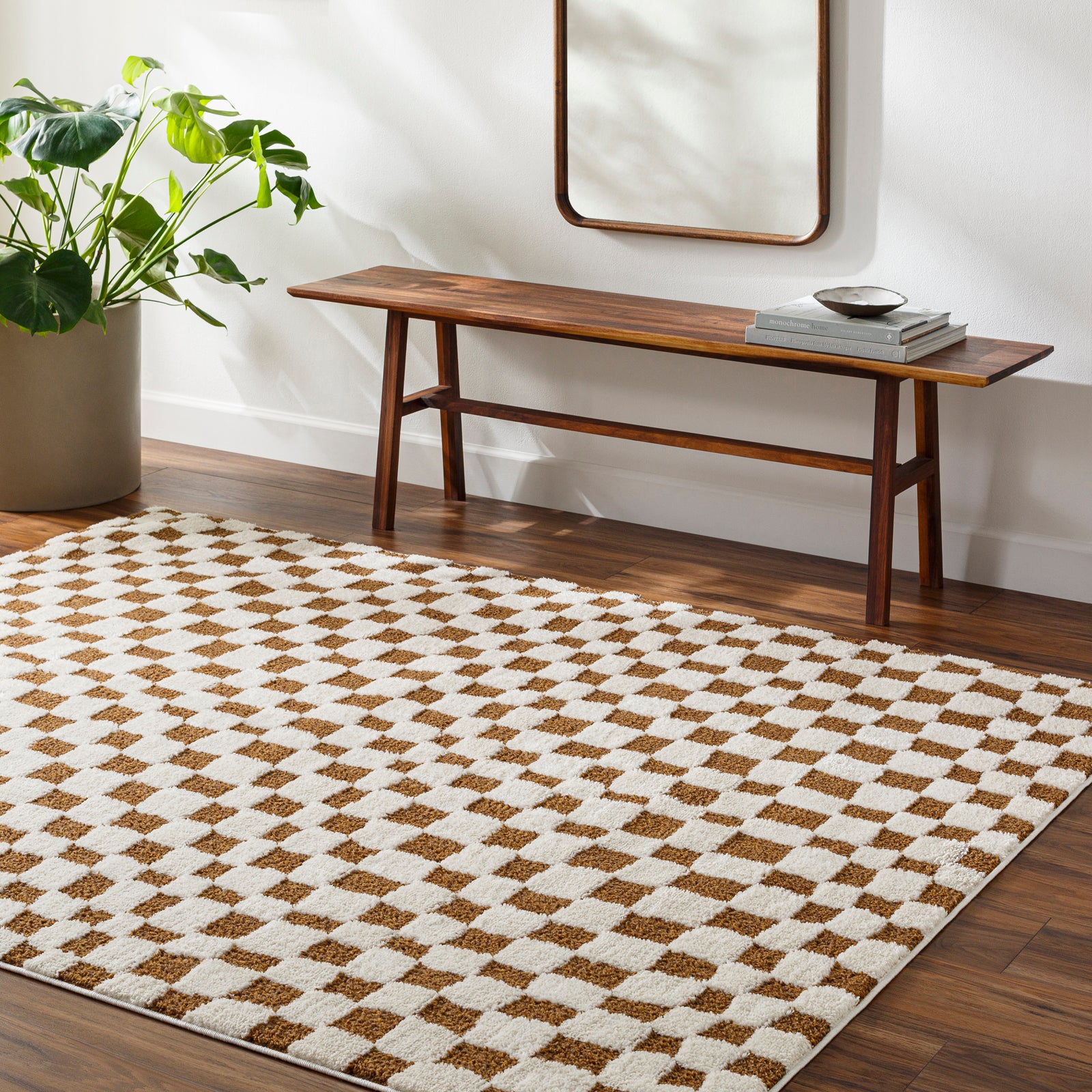 IRINA Skandi Checkered Area Rug