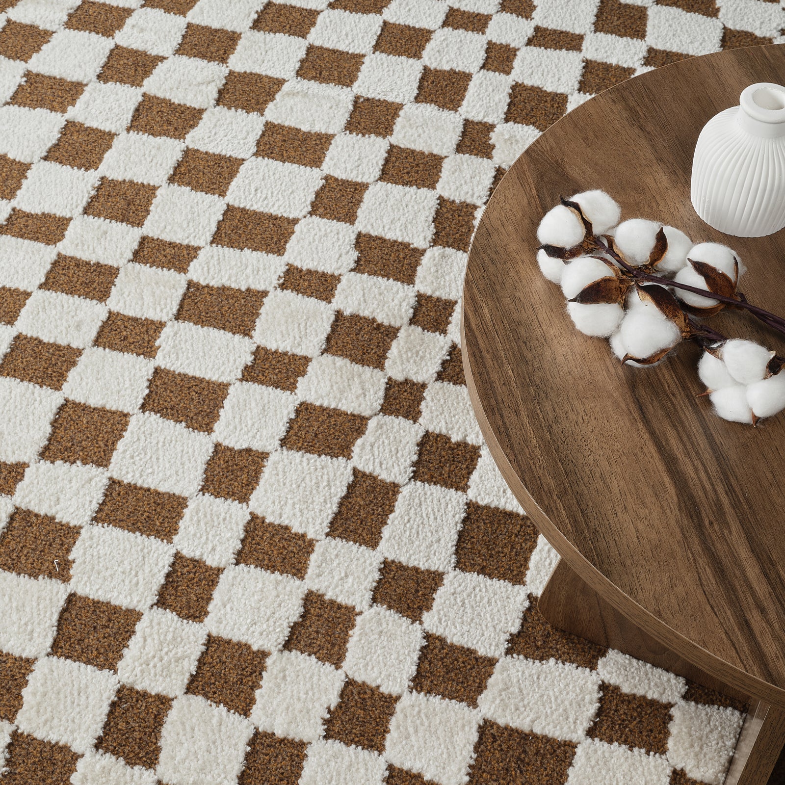 IRINA Skandi Checkered Area Rug