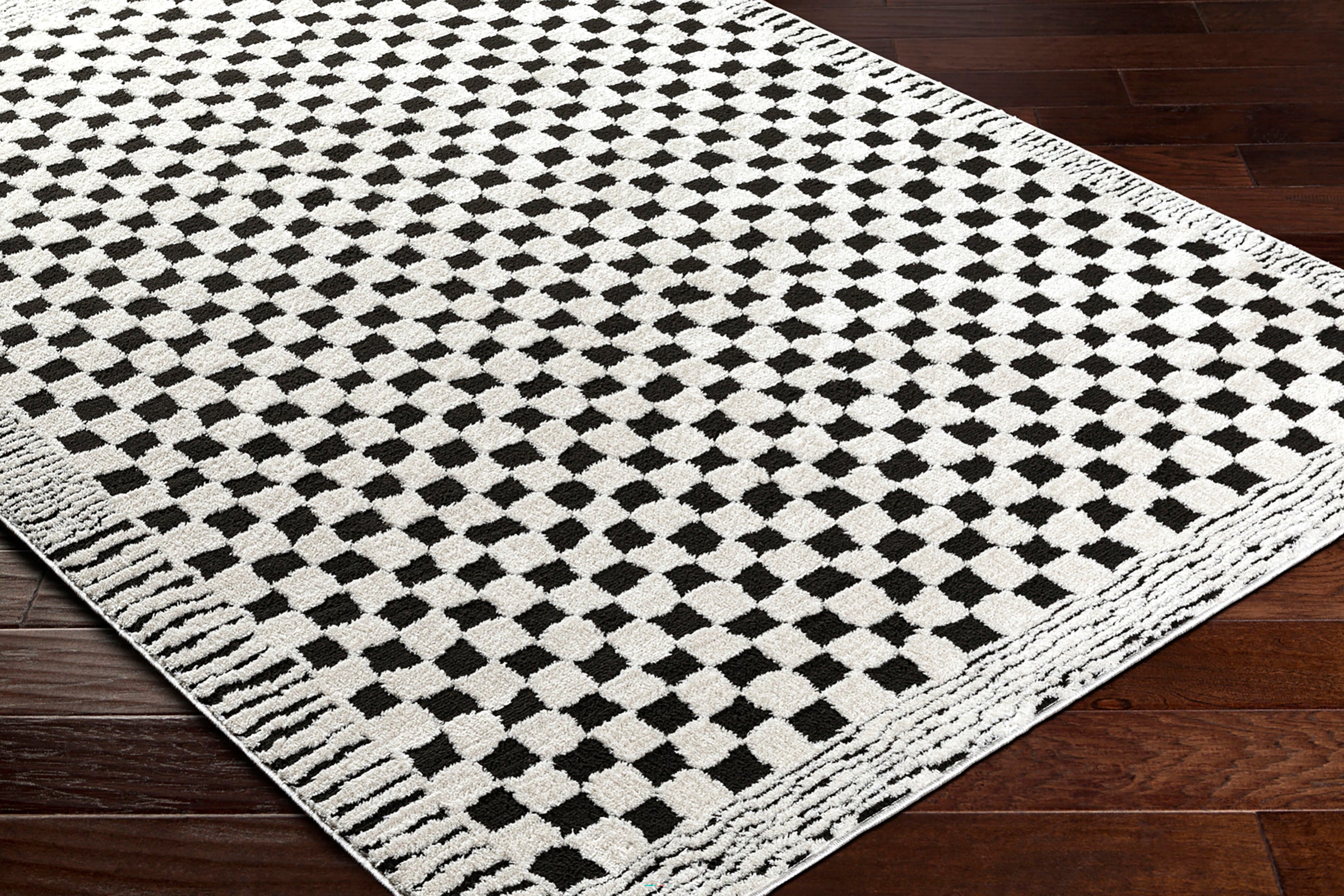 EKTA Skandi Checkered Runner Rug