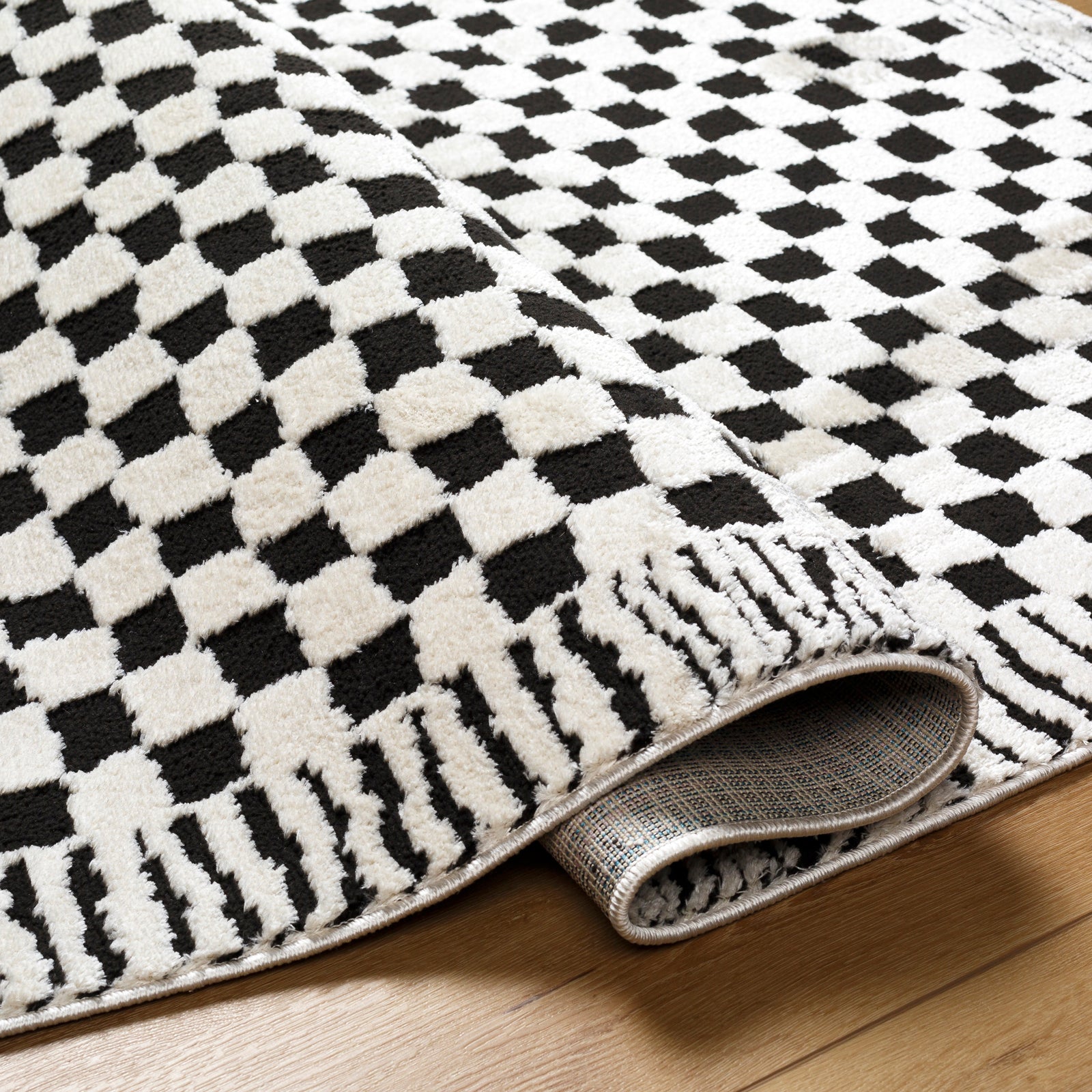 EKTA Skandi Checkered Runner Rug