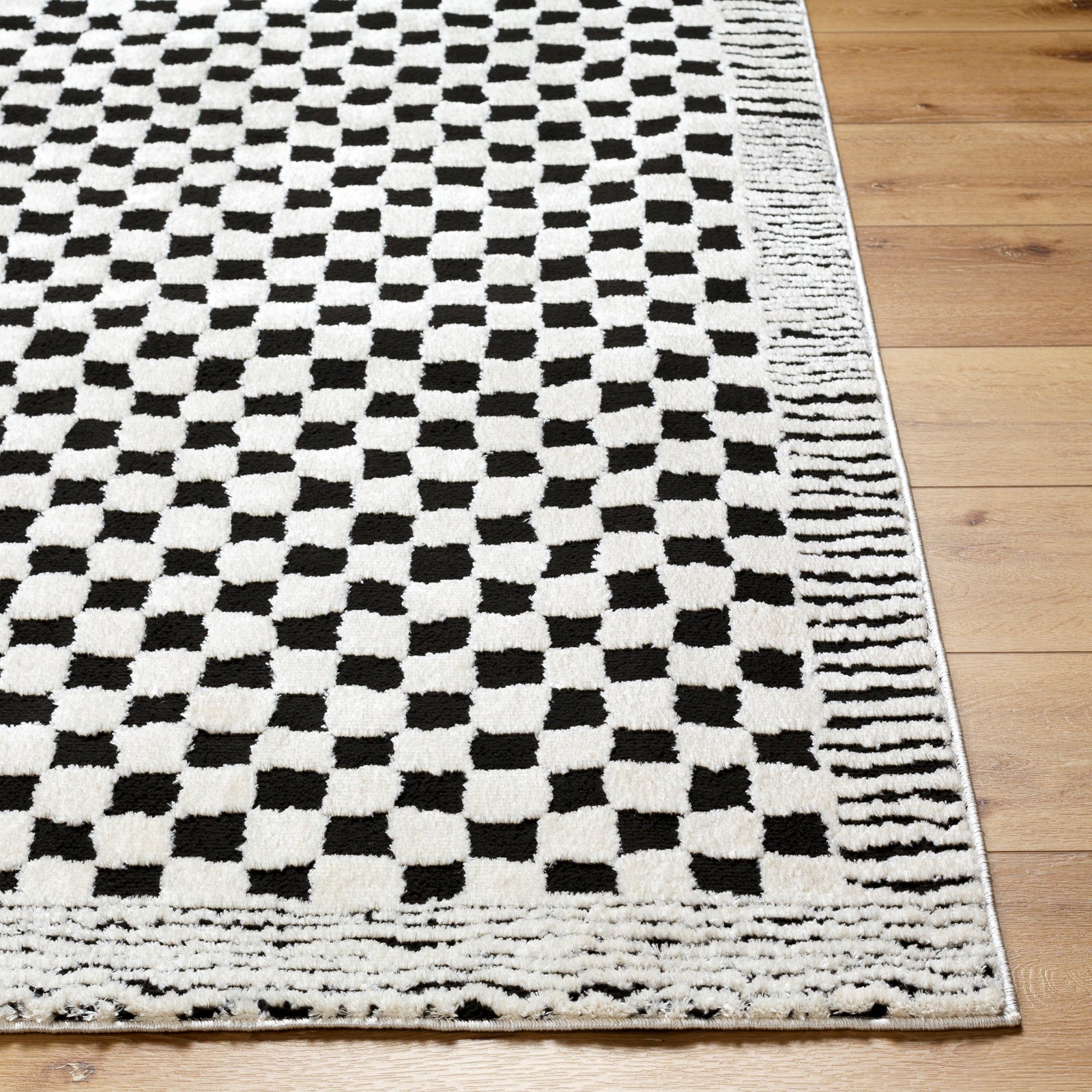 EKTA Skandi Checkered Runner Rug