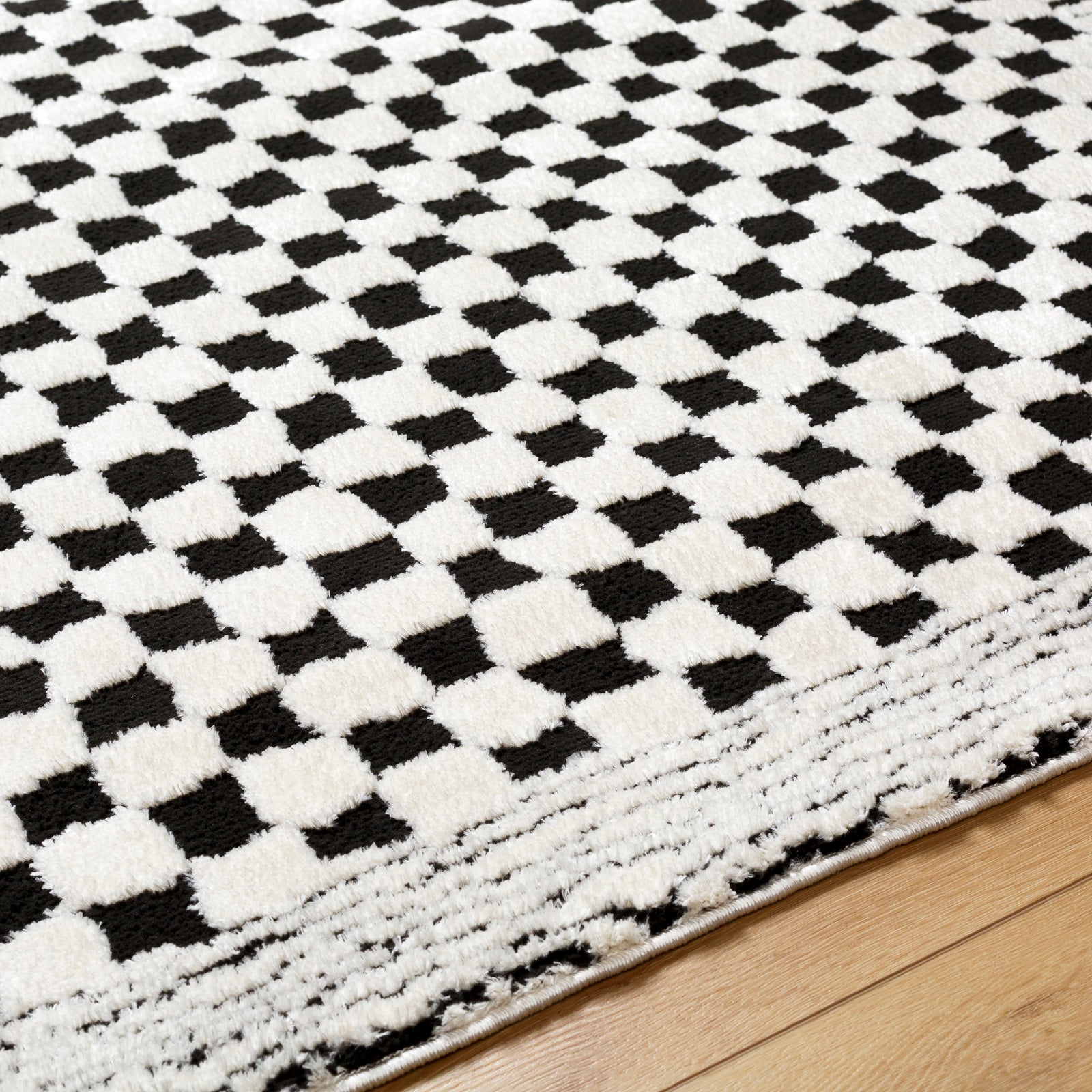 EKTA Skandi Checkered Runner Rug