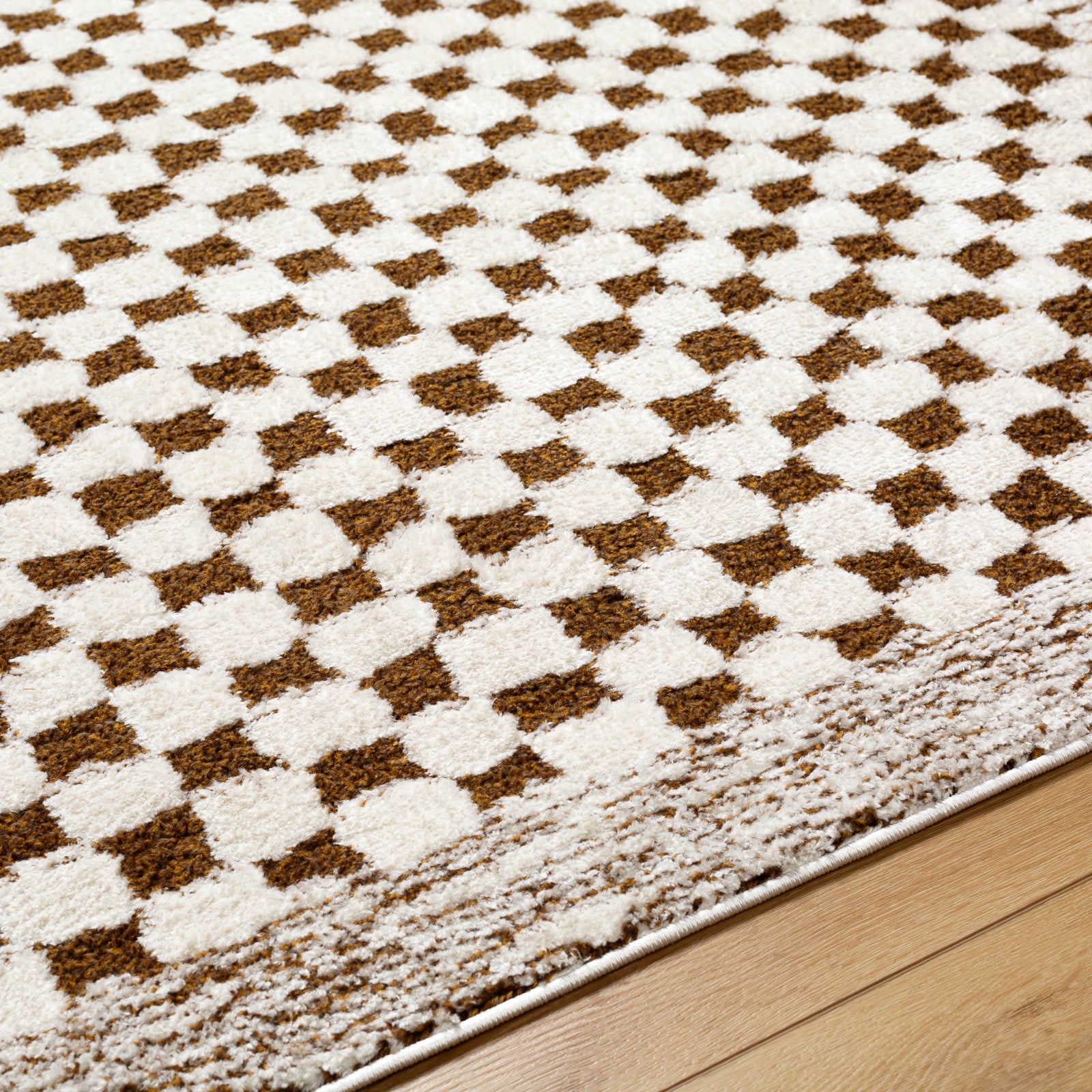 EKTA Skandi Checkered Runner Rug