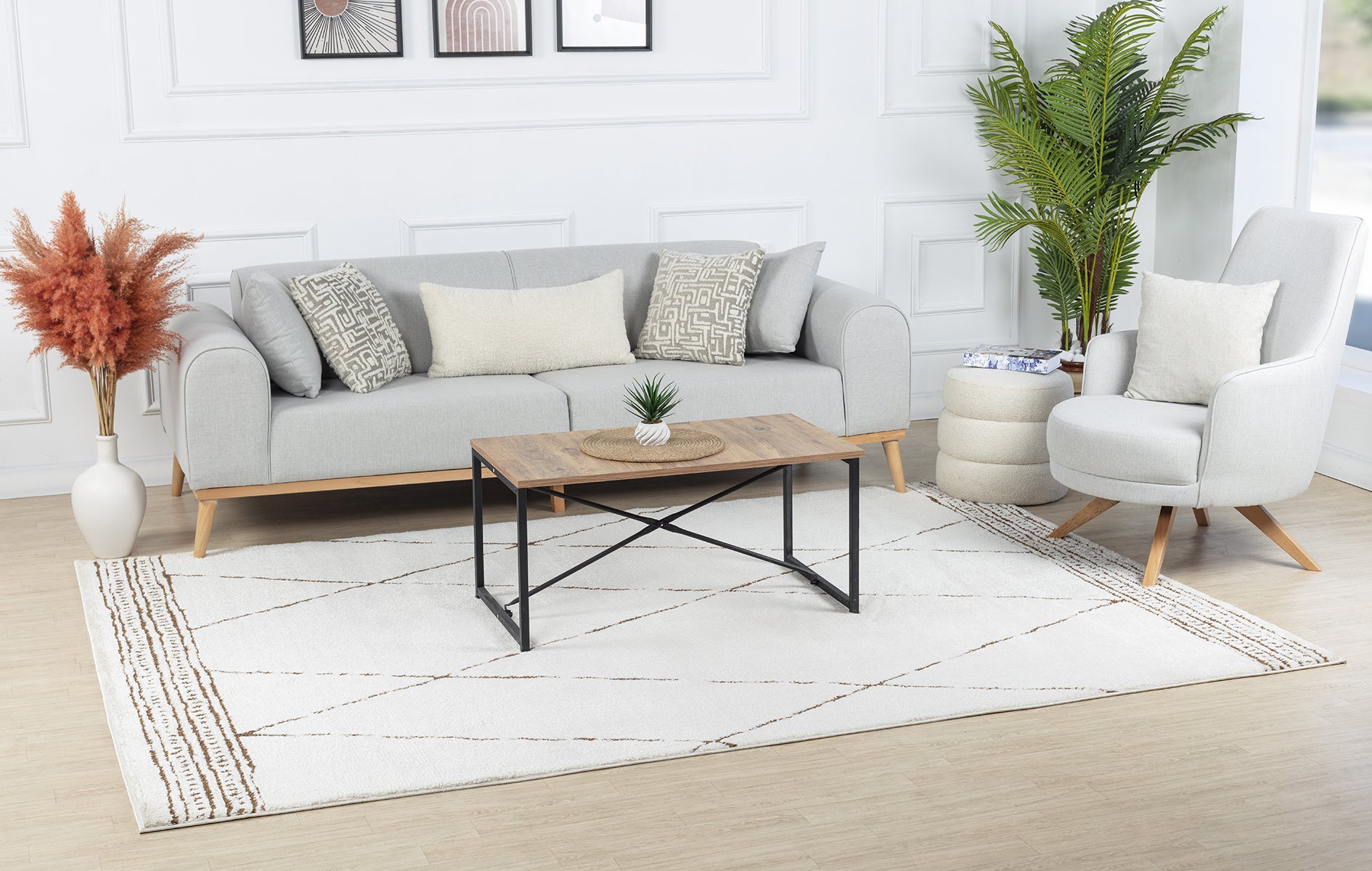 INGA Ethnic Berber Area Rug