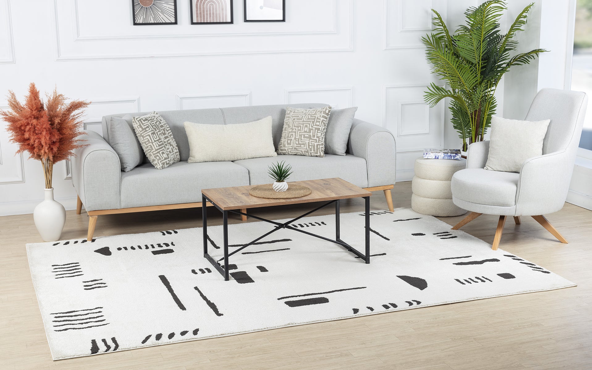 RITA Boho Skandi Area Rug