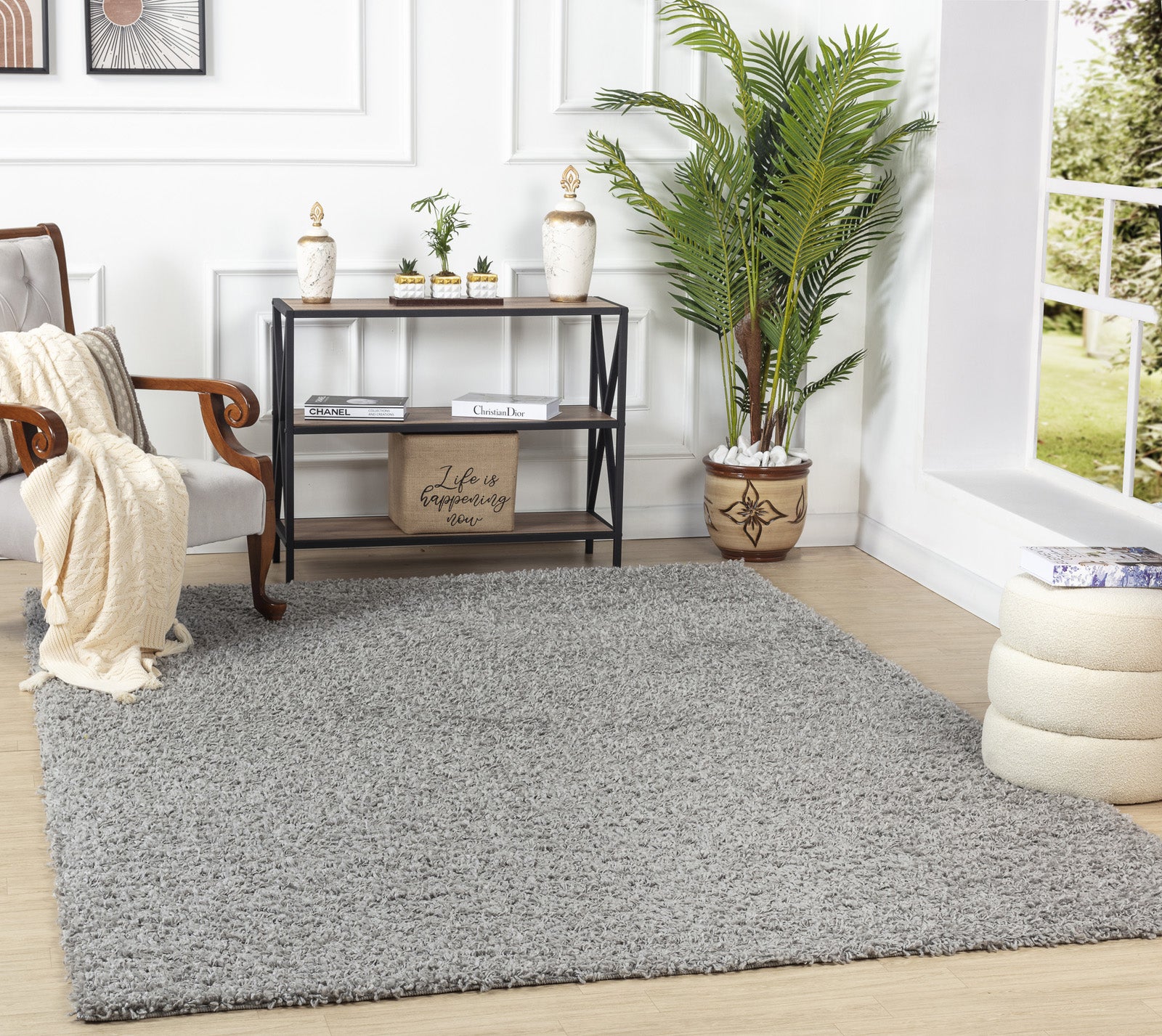 LILLY High Pile Shaggy Area Rug
