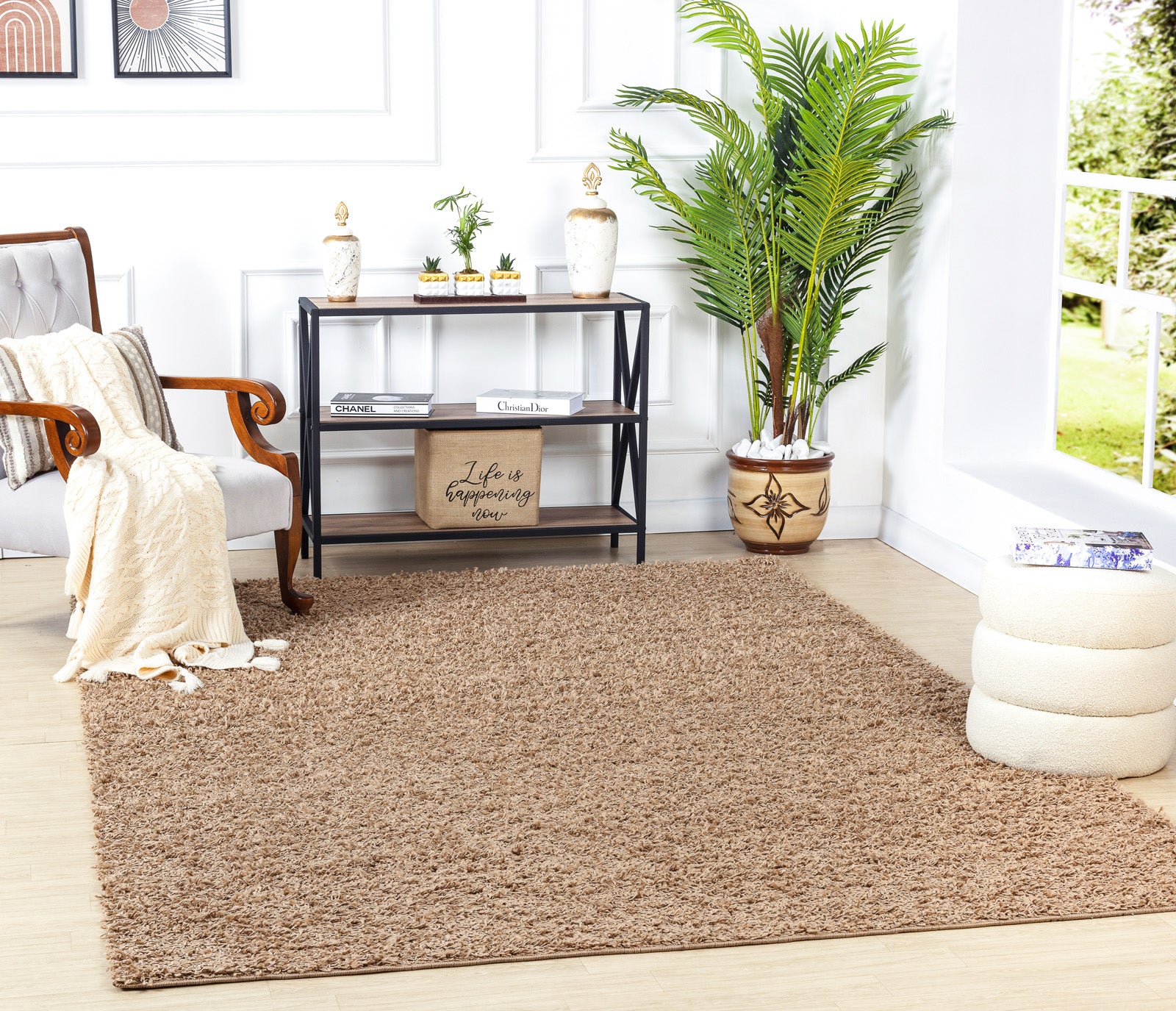 LILLY High Pile Shaggy Area Rug
