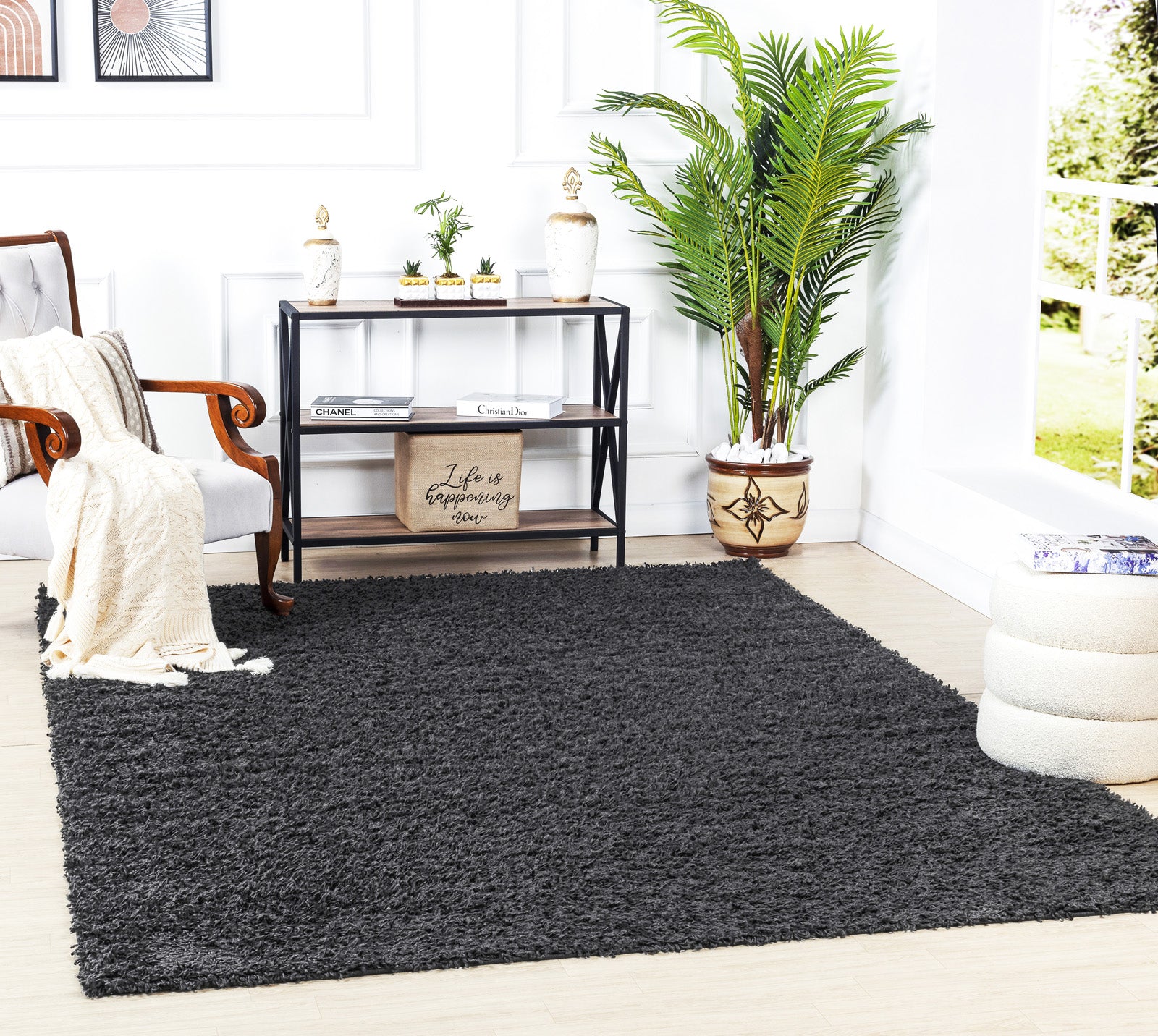 LILLY High Pile Shaggy Area Rug