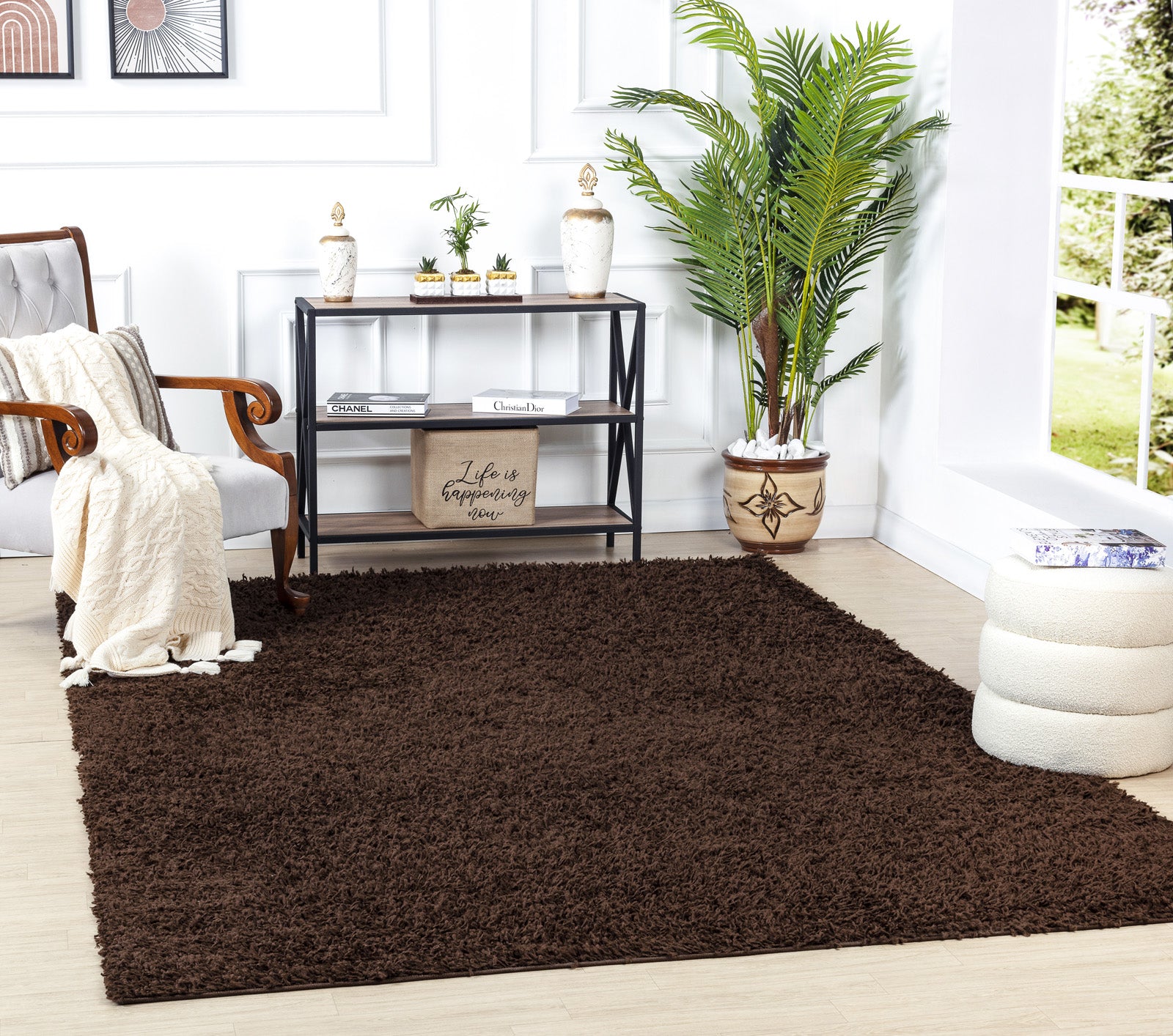LILLY High Pile Shaggy Area Rug