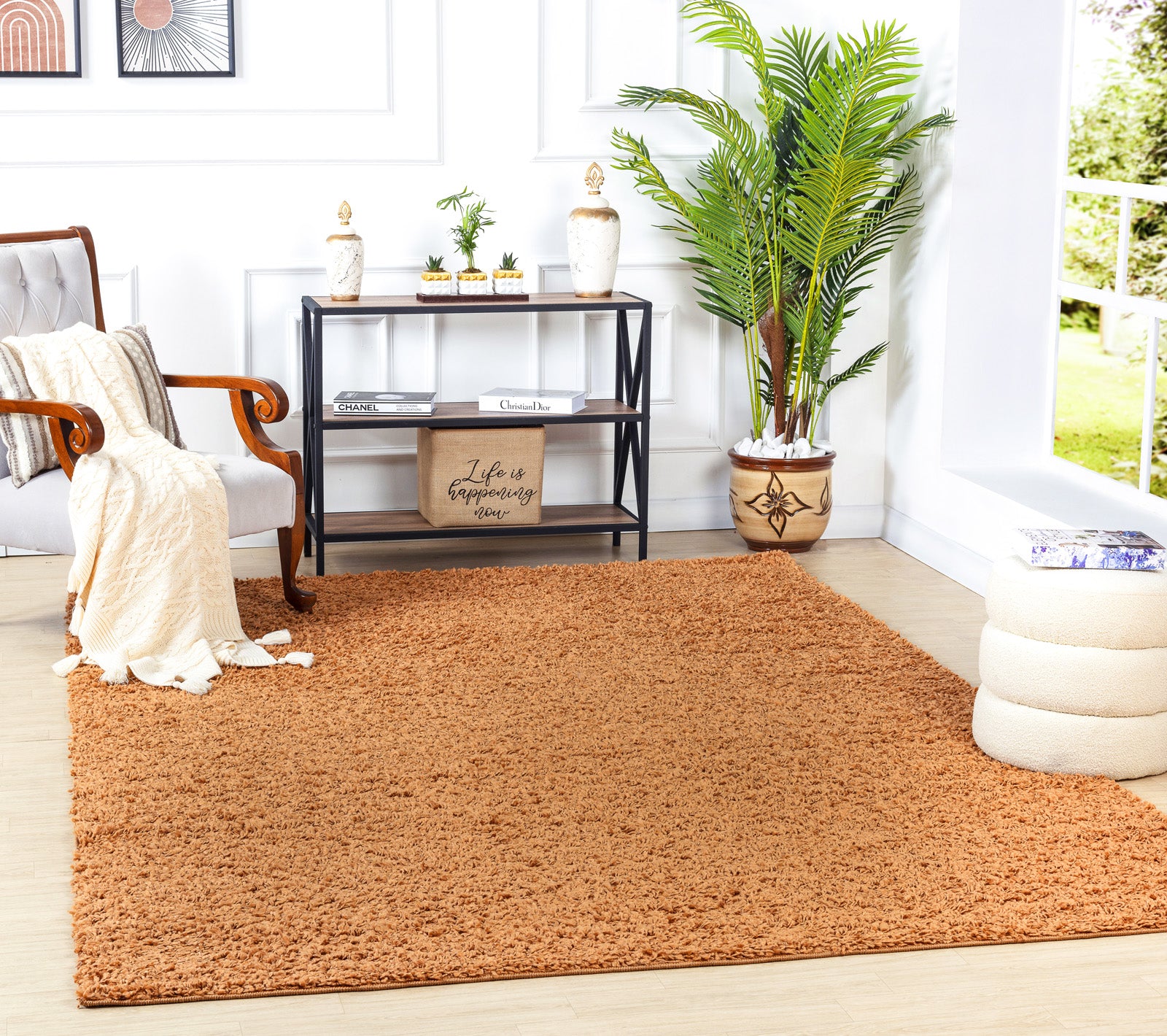 LILLY High Pile Shaggy Area Rug
