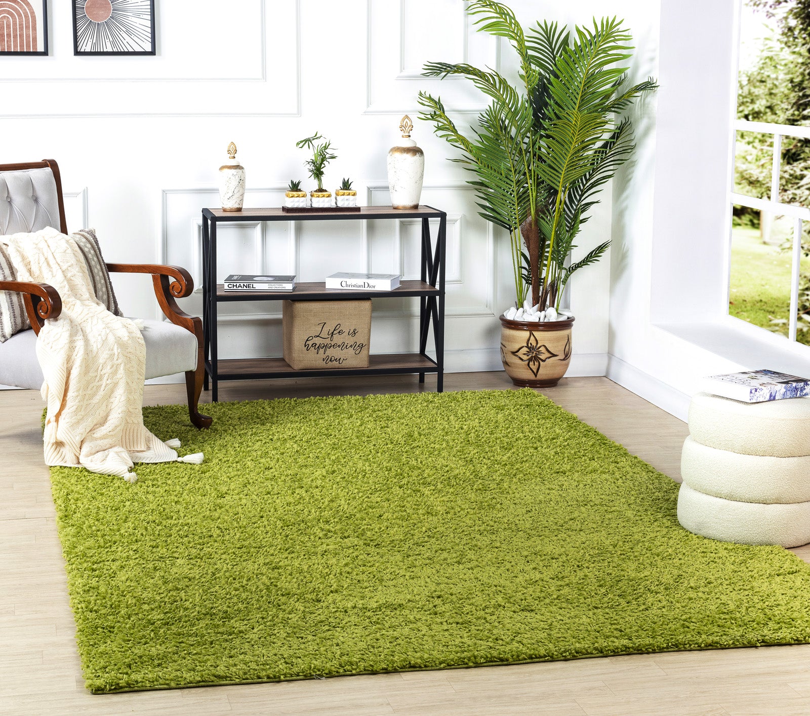 LILLY High Pile Shaggy Area Rug