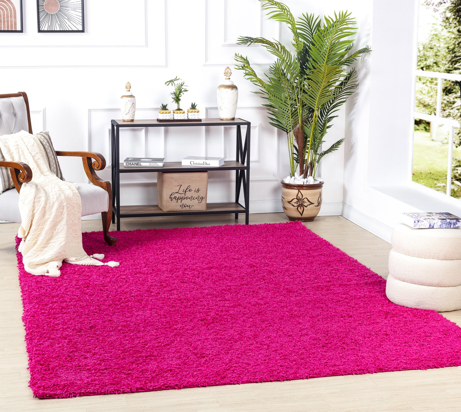 LILLY High Pile Shaggy Area Rug