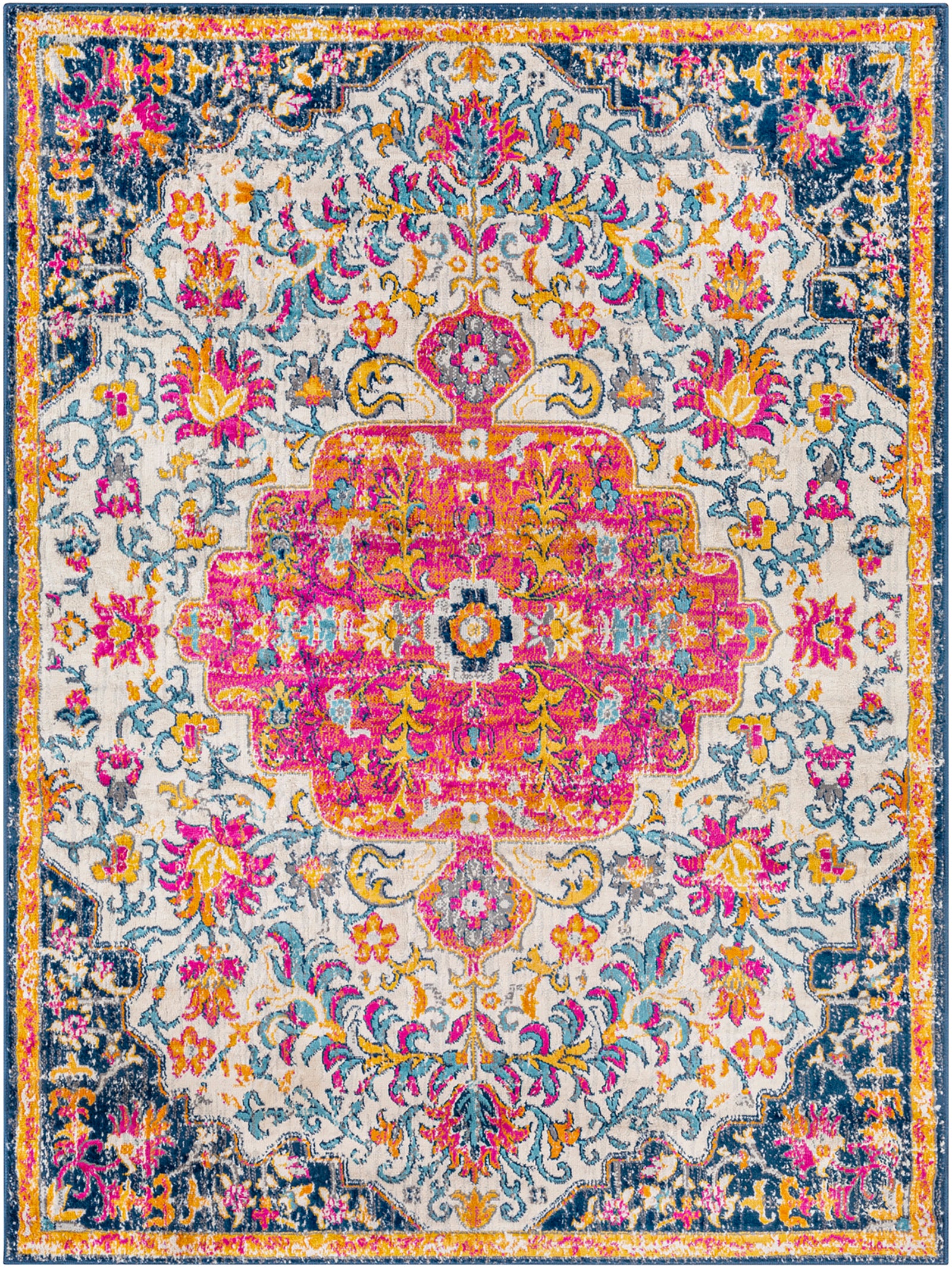 CHINU Oriental Vintage Runner Rug