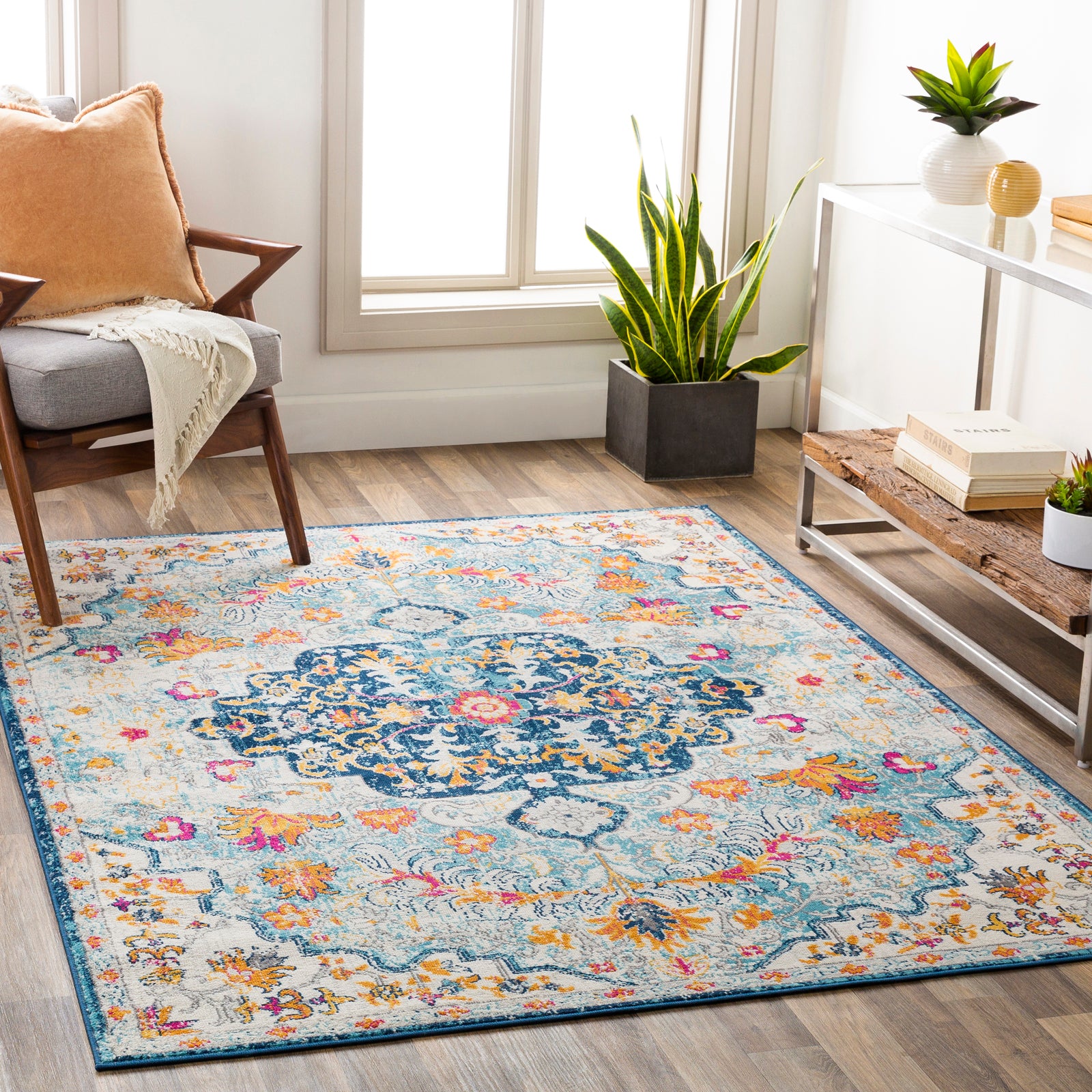 CHINU Oriental Vintage Runner Rug