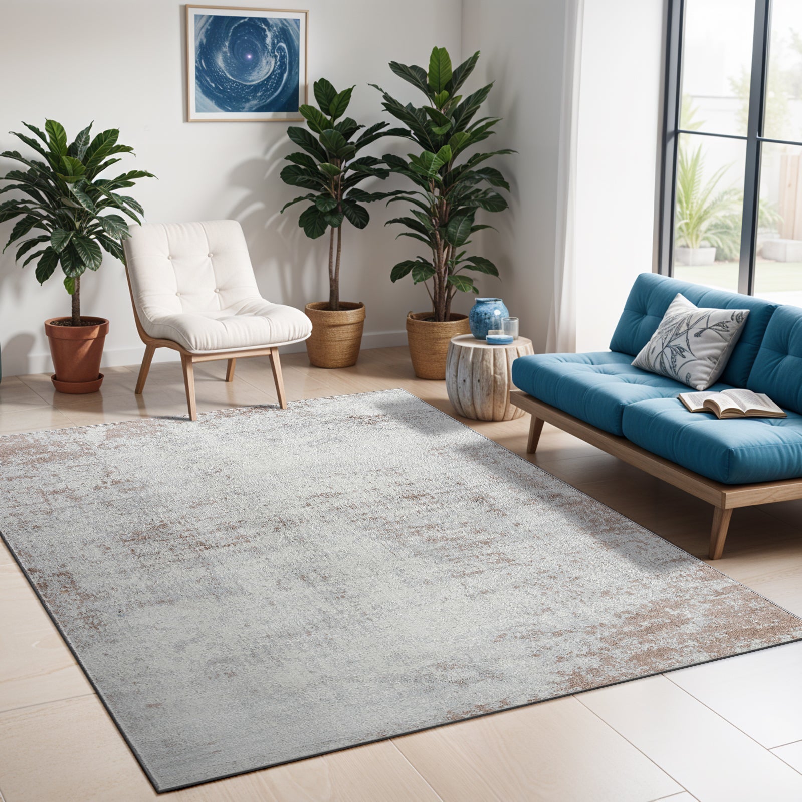 MILENA Modern Abstract Area Rug