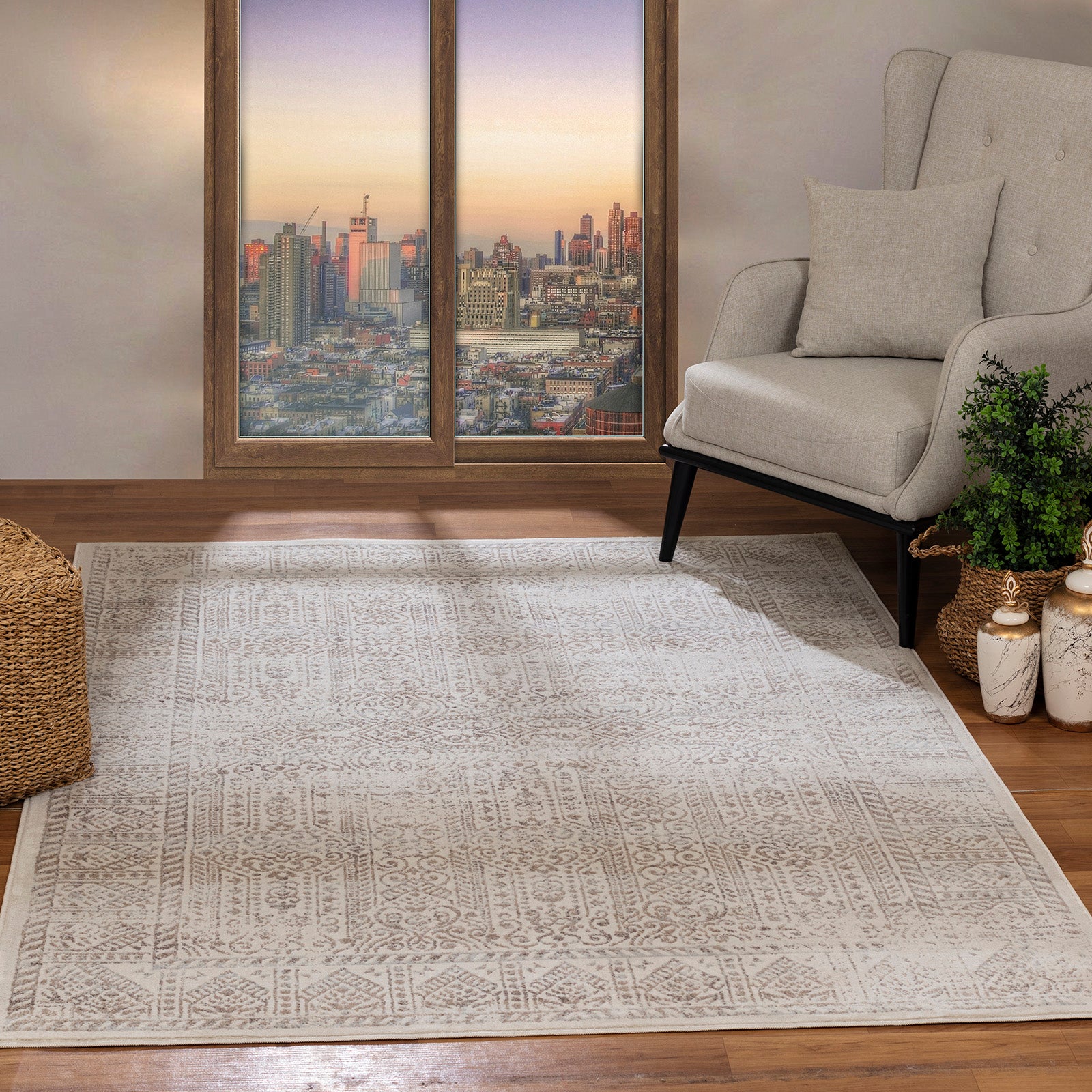 DANIA Oriental Vintage Area Rug