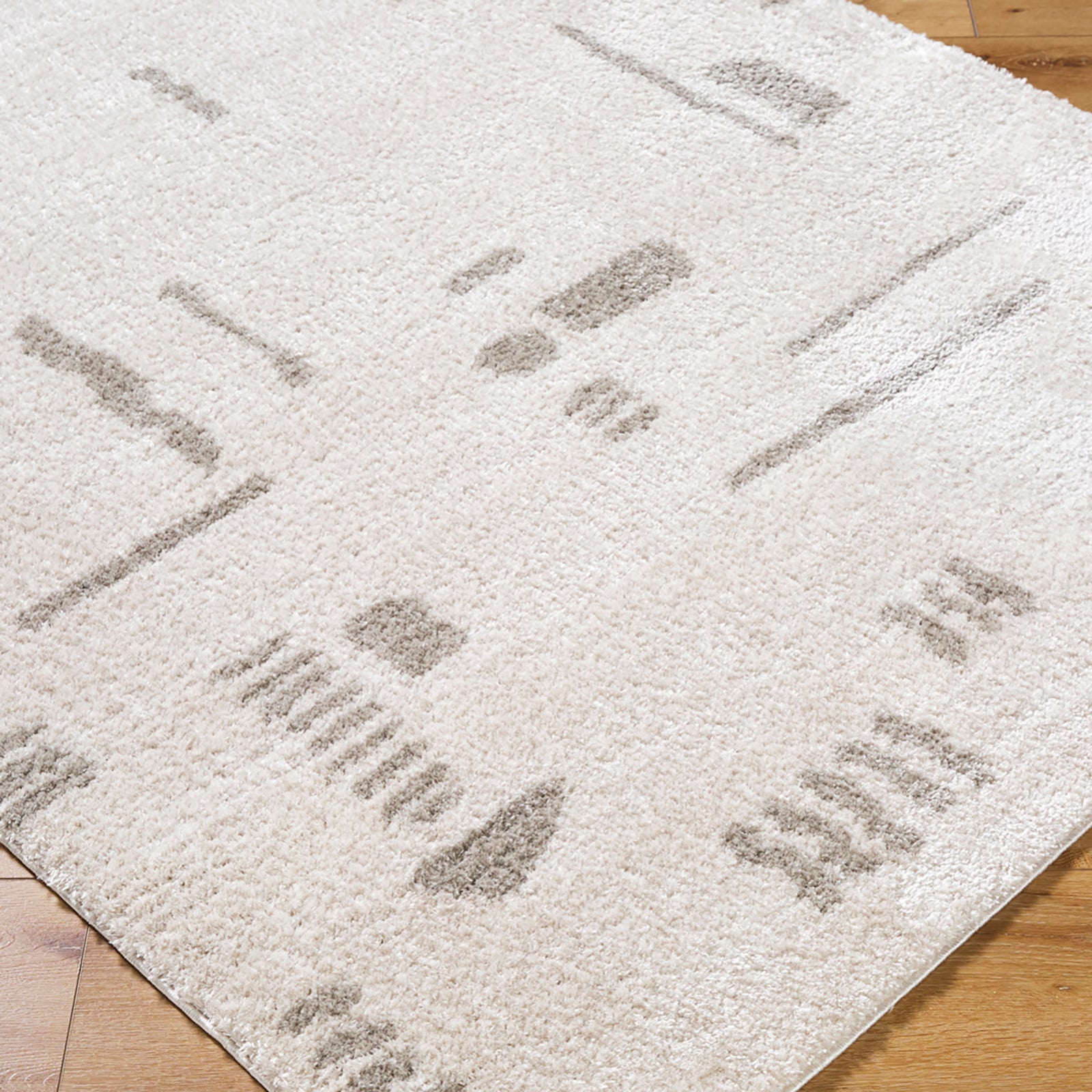 Fossay Shag-Washable Modern High Pile Rug
