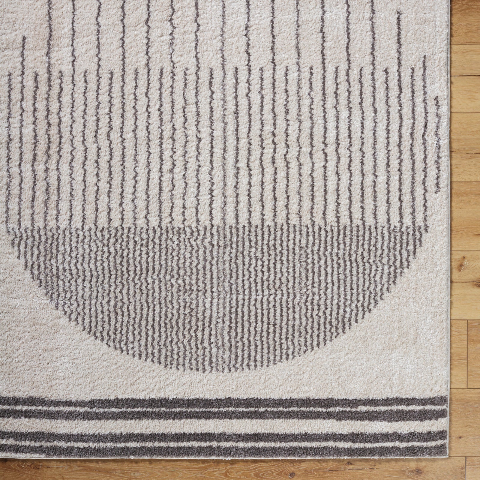 ENSO3 Machine Washable Modern Shaggy Charcoal Area Rug