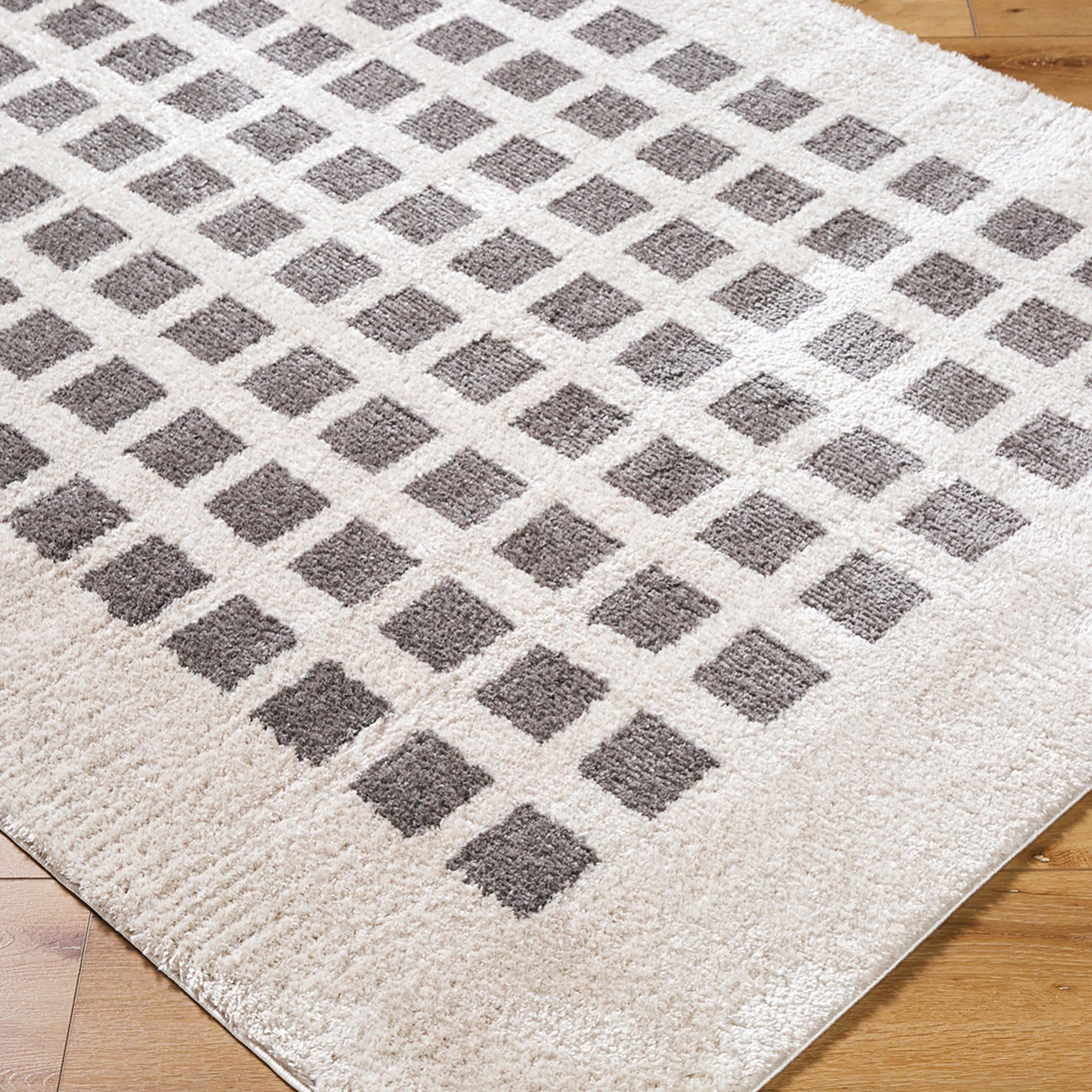 Fossay Shag-Washable Modern High Pile Rug