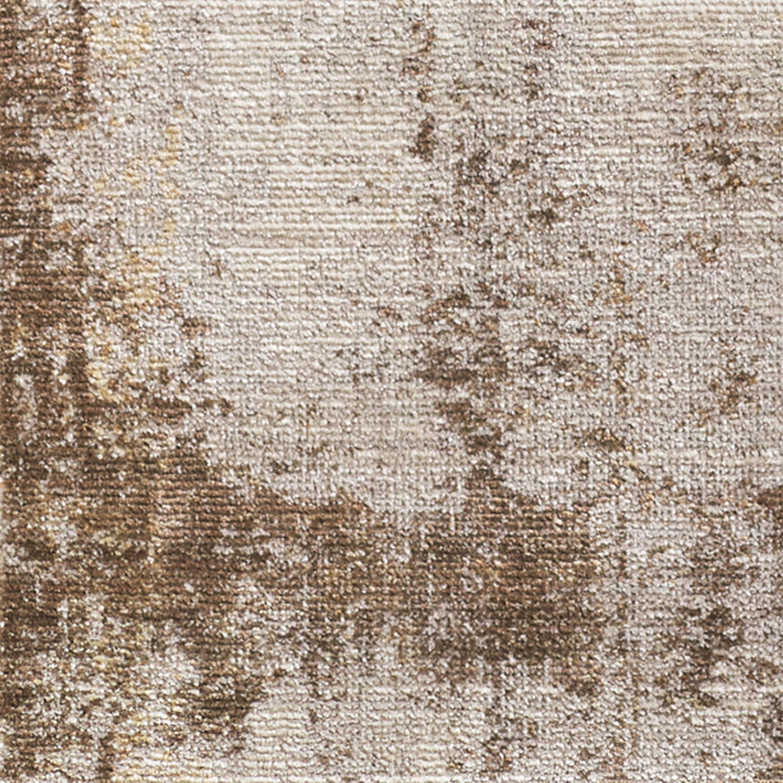 Galey Alix Myrtle Avenue IV Abstract Brown Cream Green Blue Modern Marble Fringe Rug