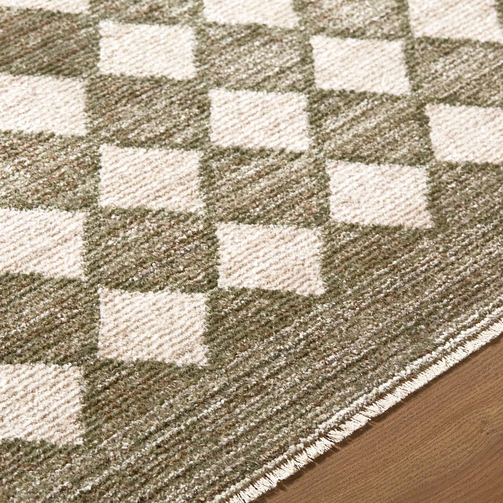 Galey Alix Myrtle Avenue VII Geometric Diamond Fringe Rug