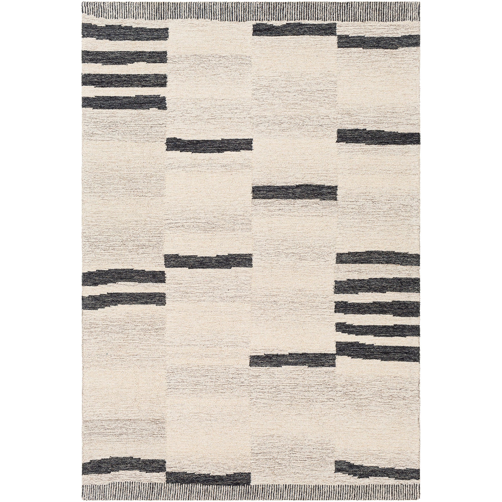 Hand-Tufted Global Wool Beige Rug
