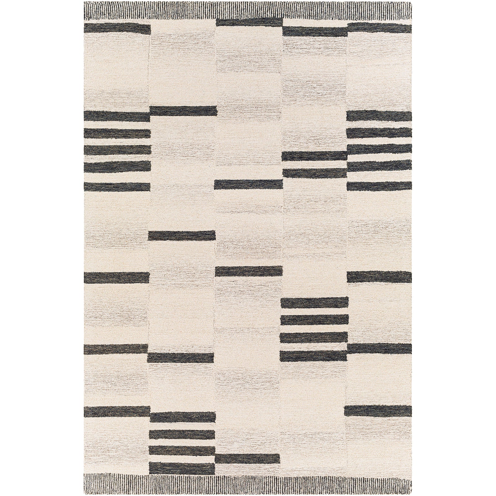 Hand-Tufted Global Wool Beige Rug