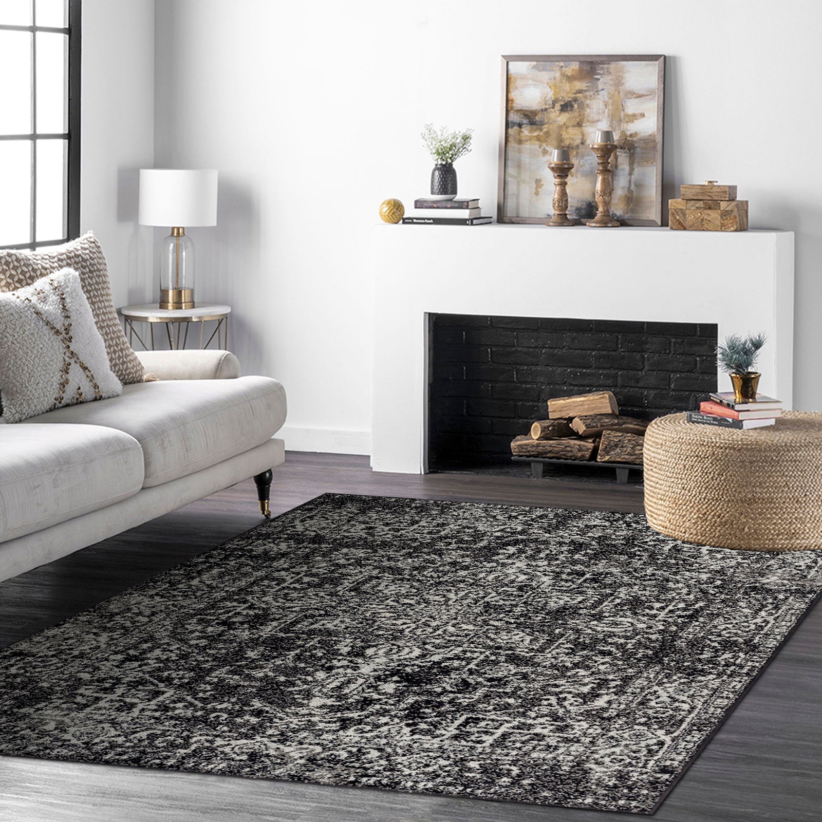 Harput Vintage Traditional Boho Living Rug