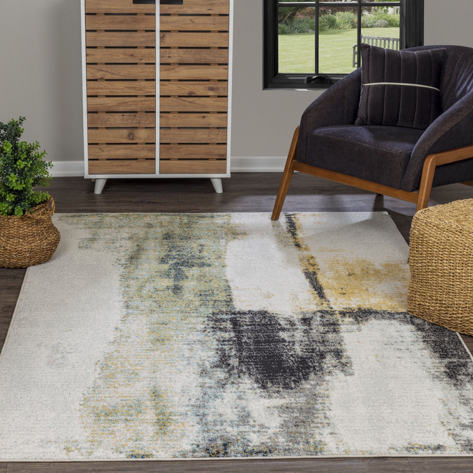 DAISY Modern Abstract Area Rug