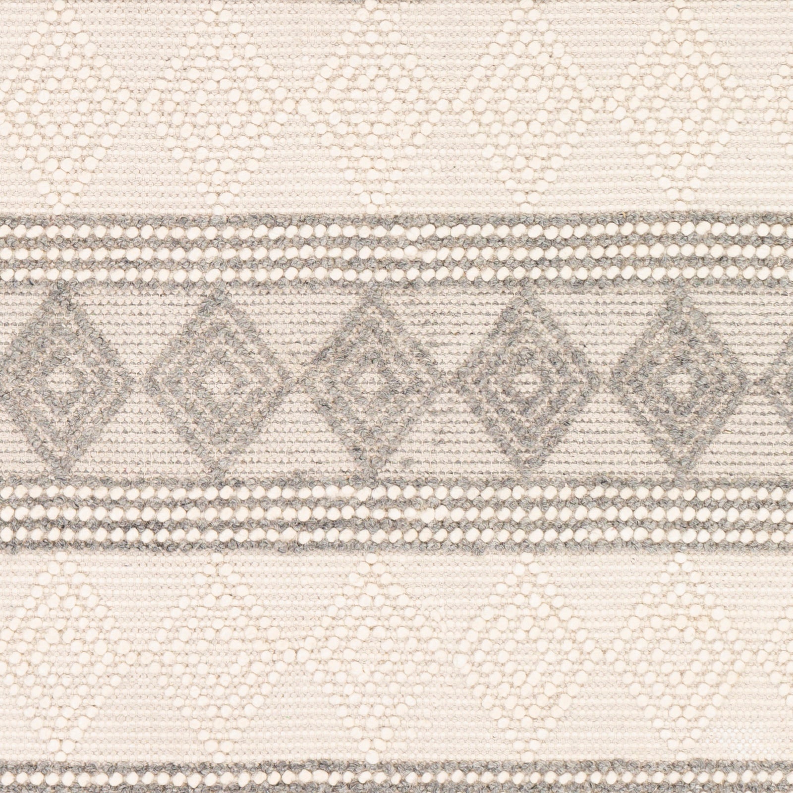 TARINI Hand-Woven Cottage Wool Charcoal Area Rug