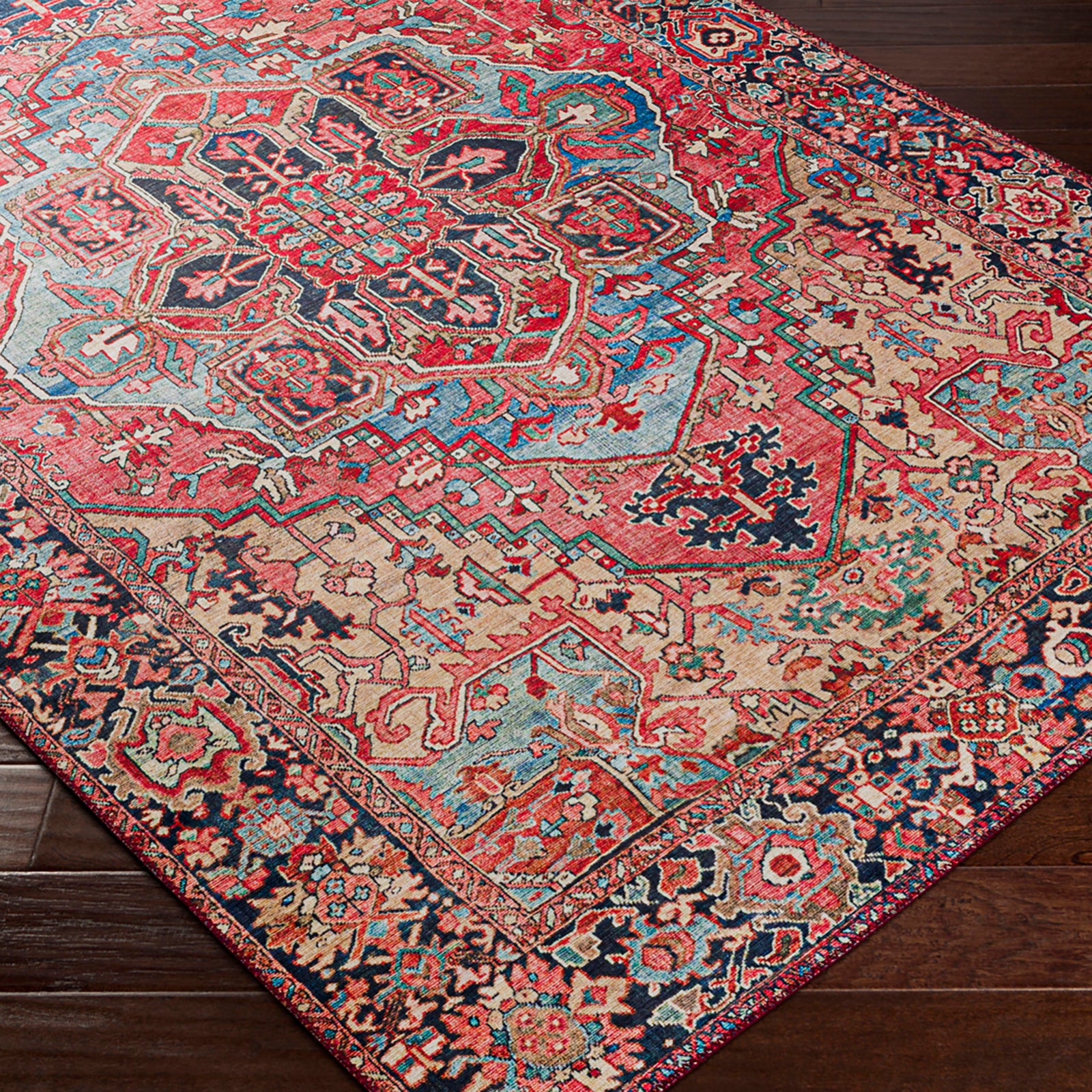 Iris Vintage Traditional Boho Living Dining Rug