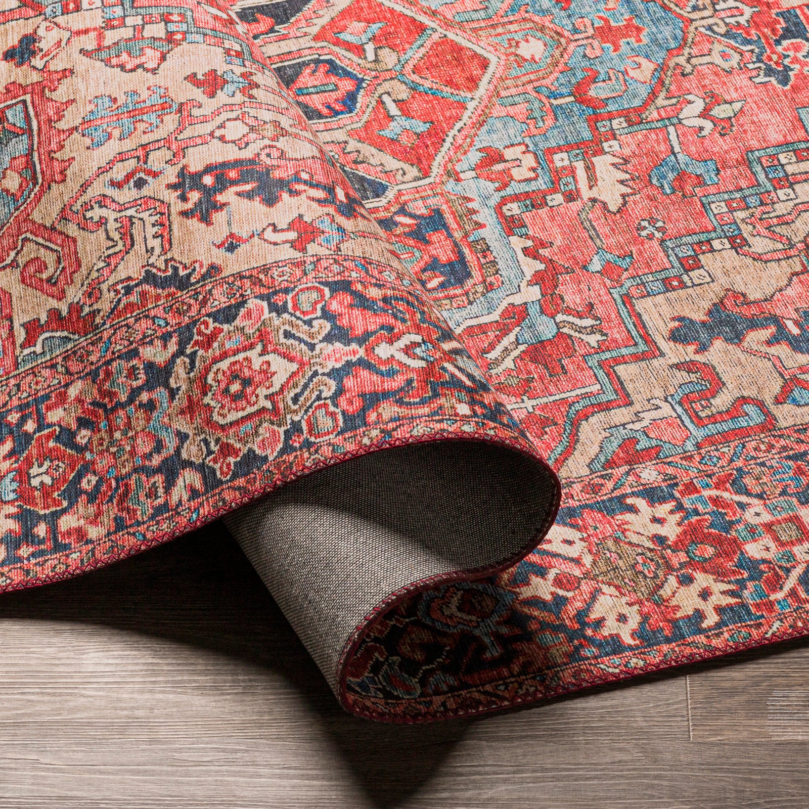 Iris Vintage Traditional Boho Living Dining Rug