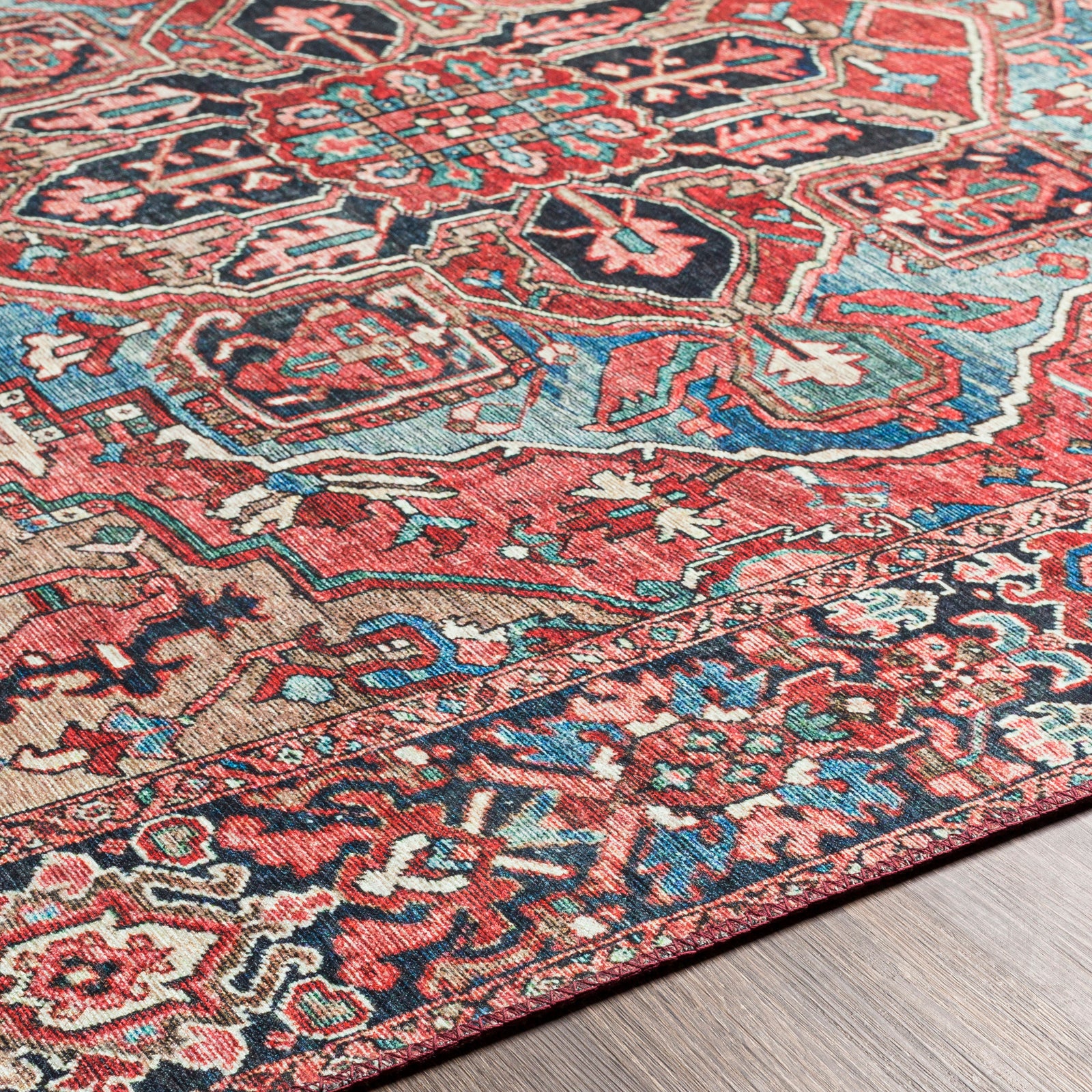 Iris Vintage Traditional Boho Living Dining Rug