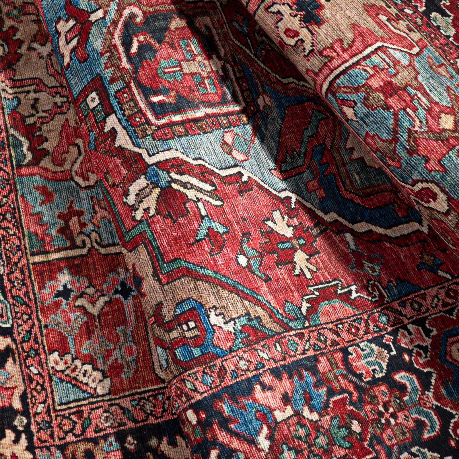 Iris Vintage Traditional Boho Living Dining Rug