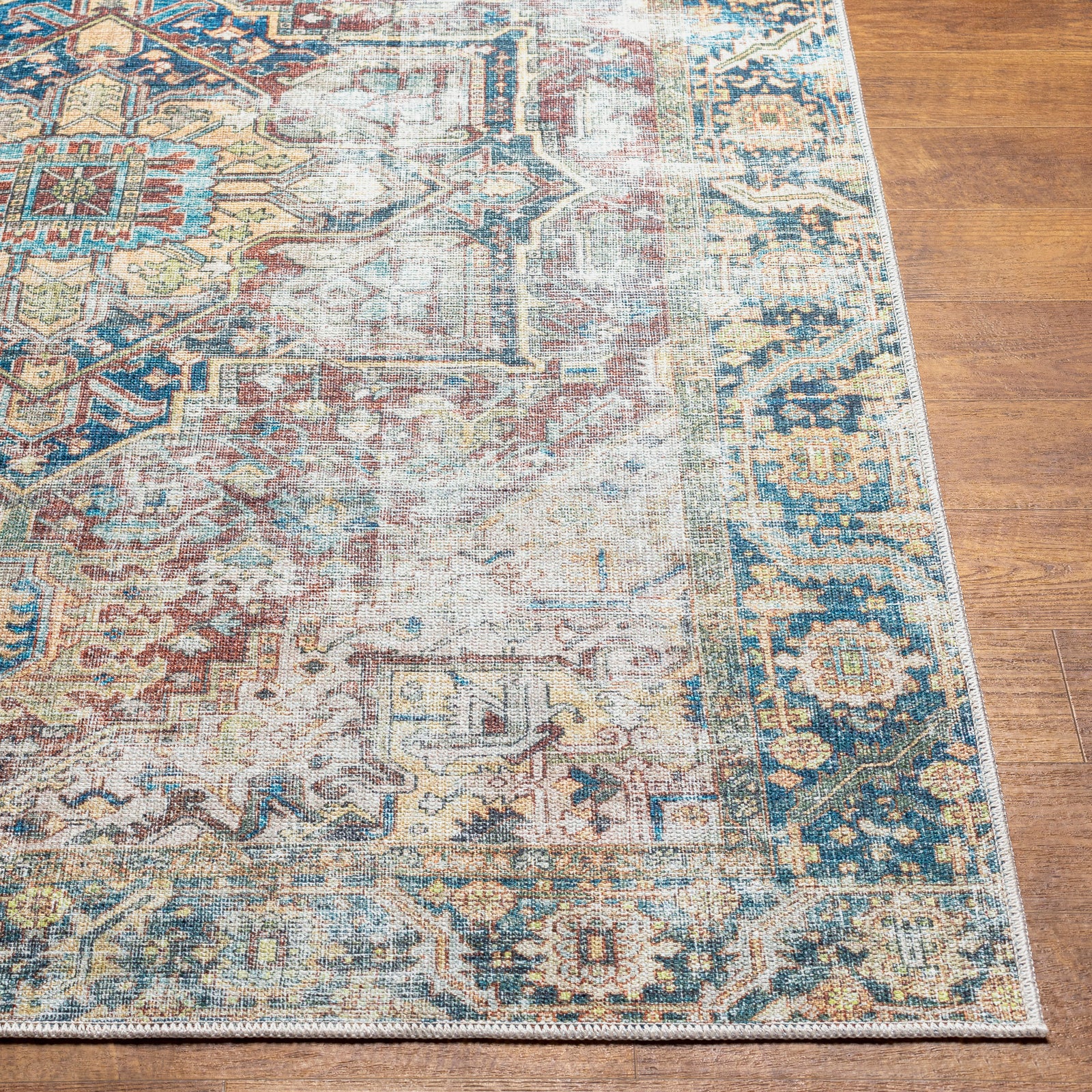 THEA Machine Washable Vintage Area Rug