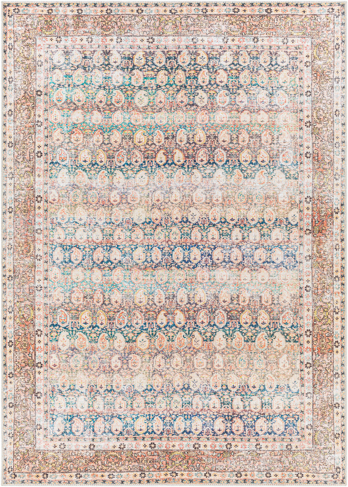 ALBA Machine Washable Boho Area Rug