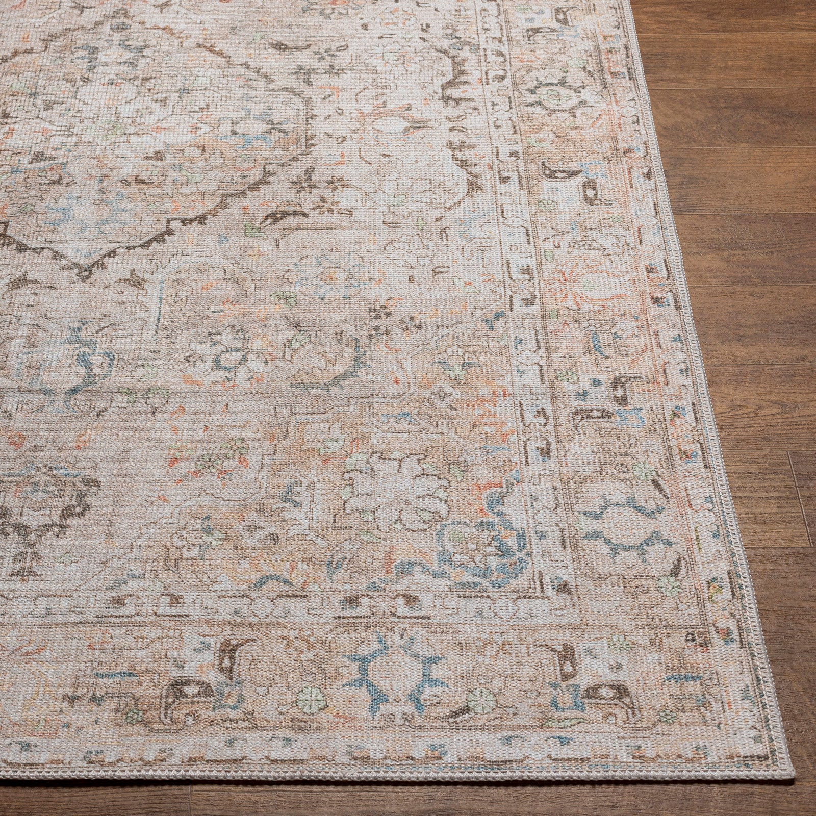 CLARA Machine Washable Vintage Area Rug