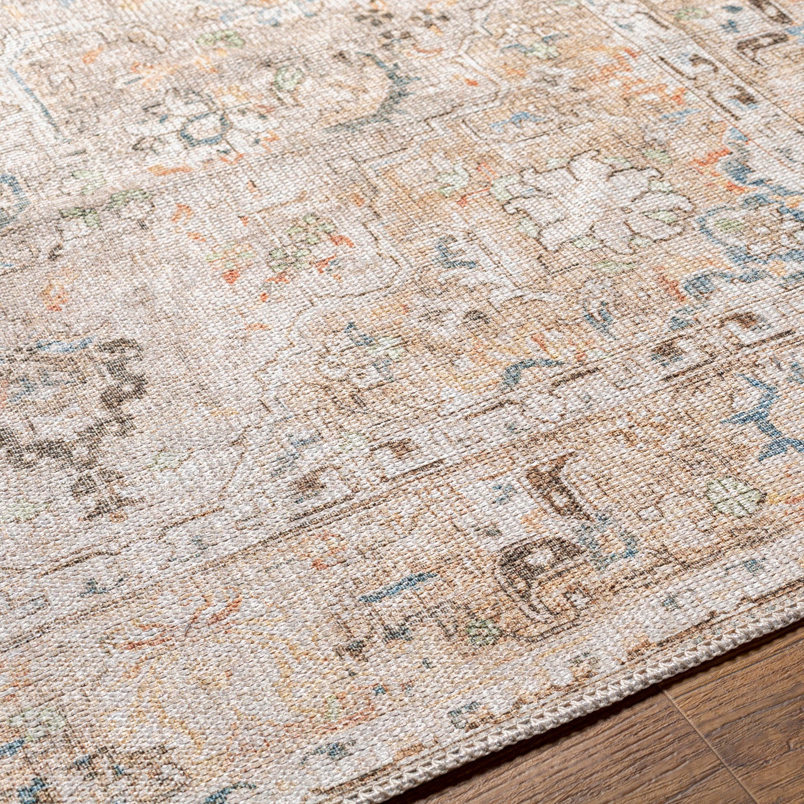CLARA Machine Washable Vintage Area Rug