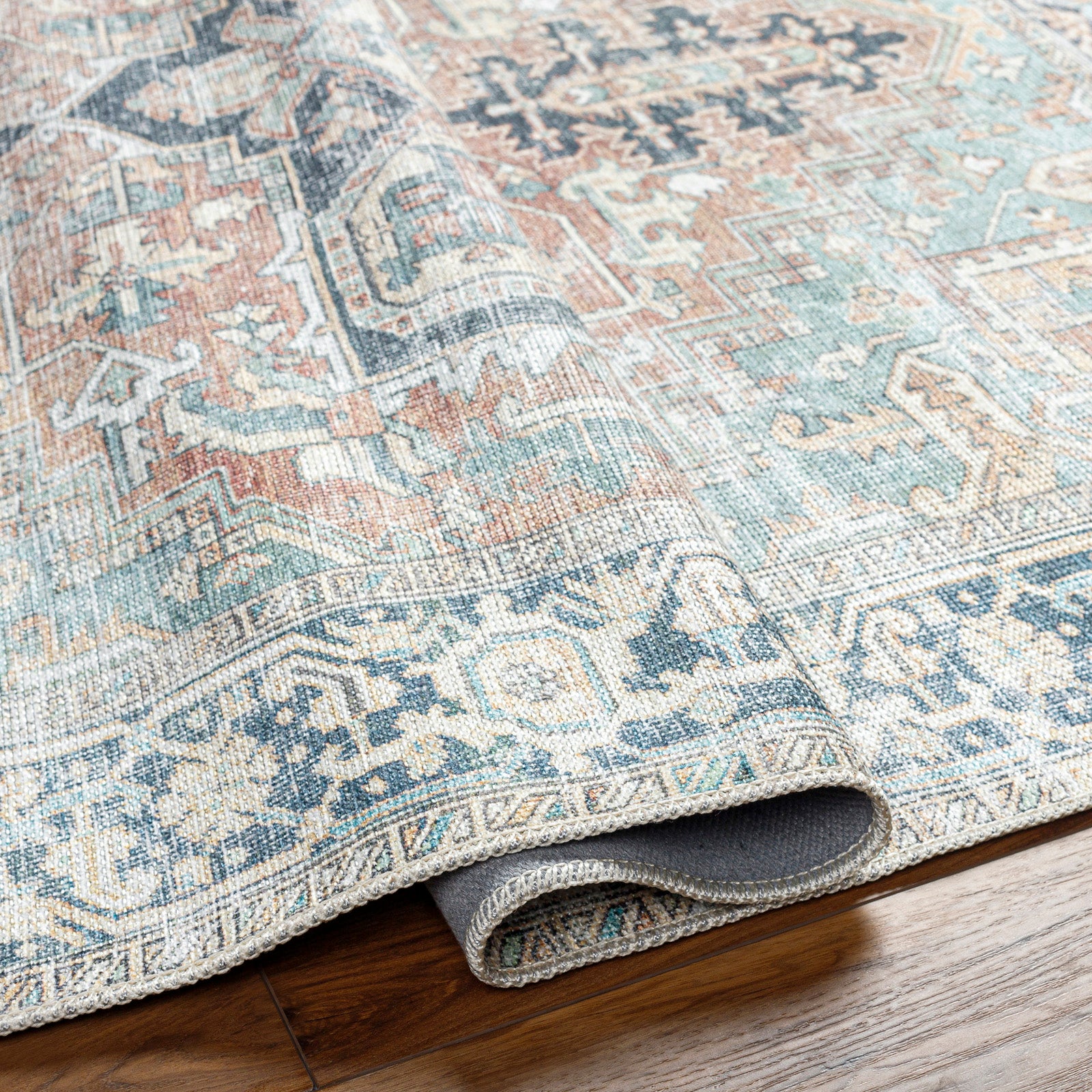 DIDO Machine Washable Vintage Runner Rug