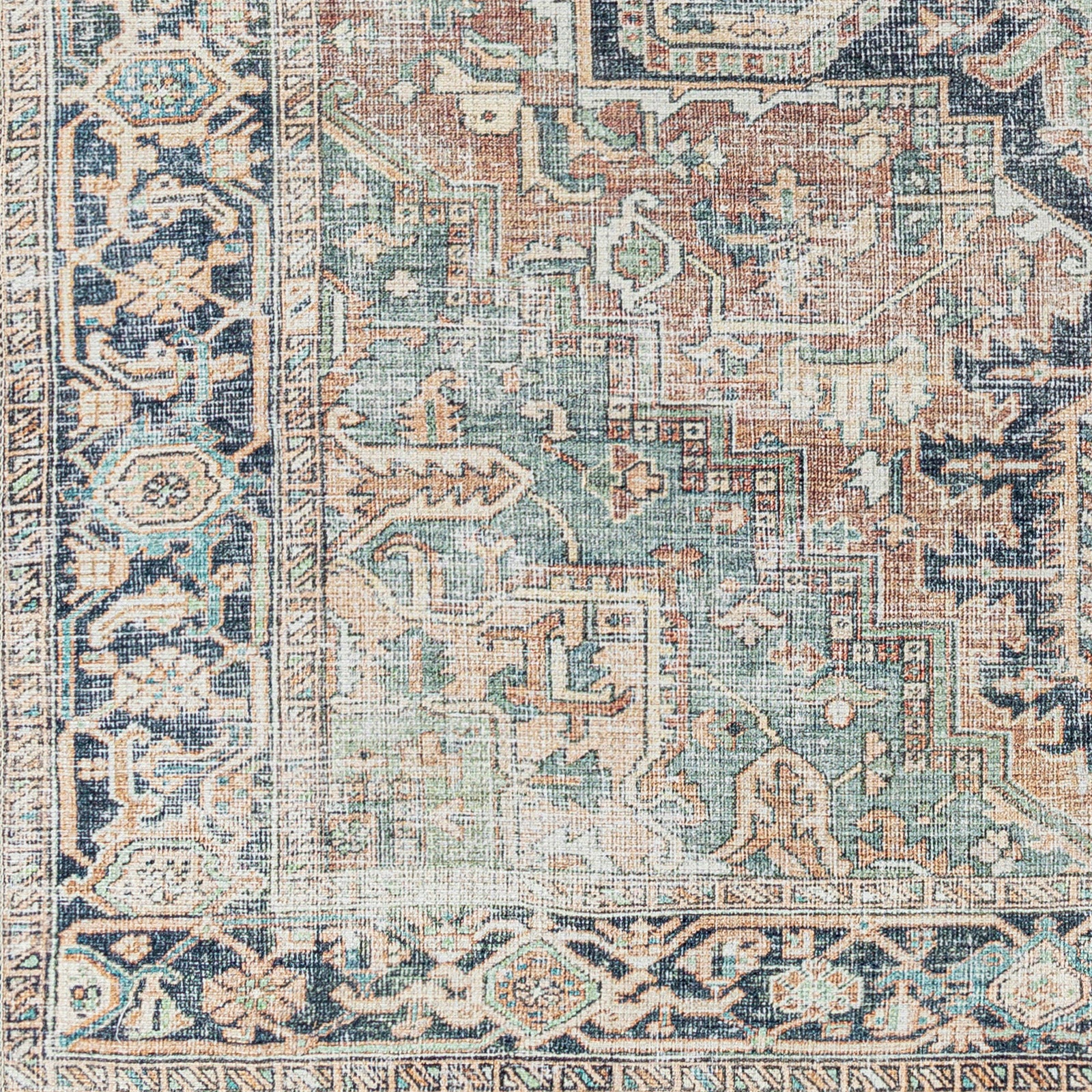 DIDO Machine Washable Vintage Runner Rug