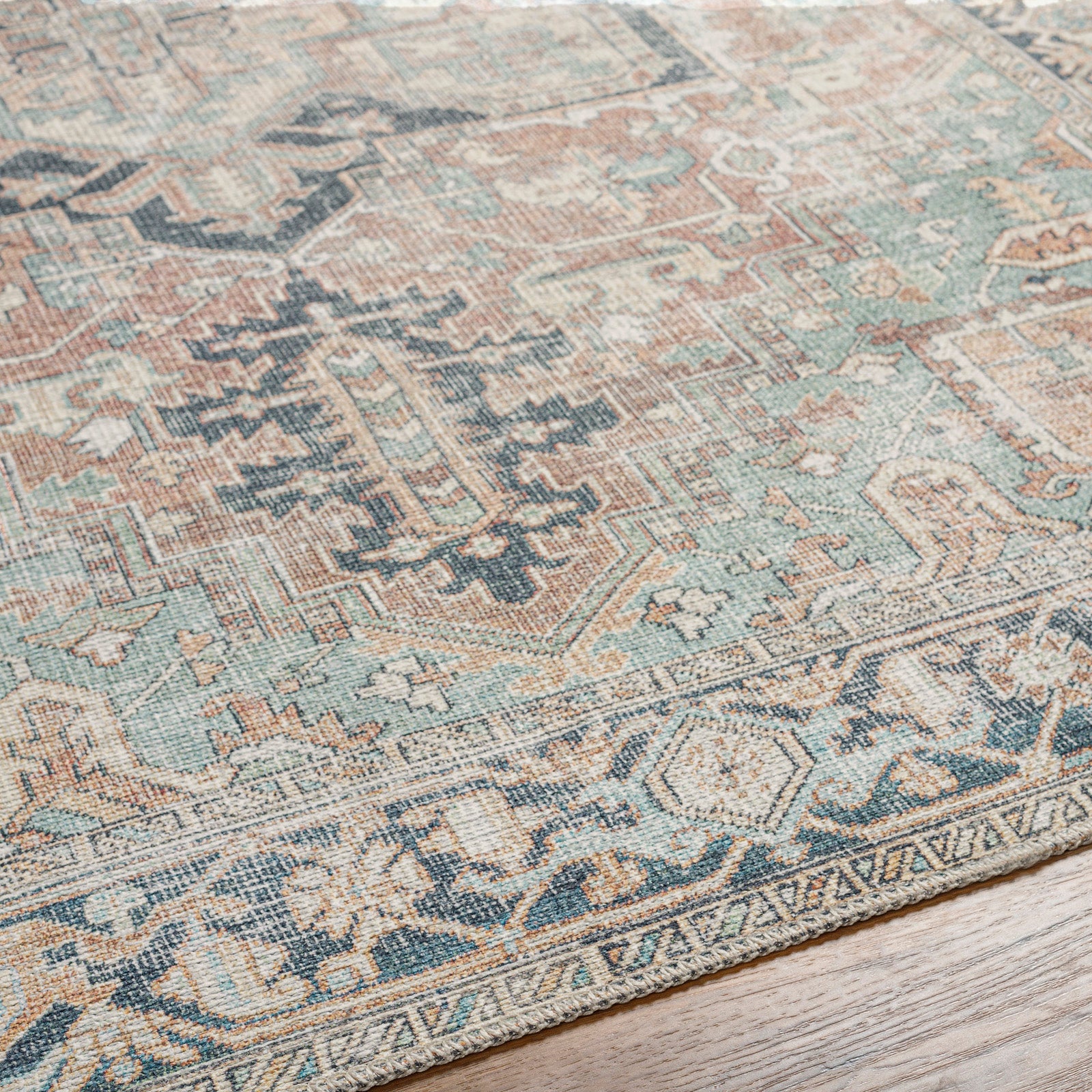 DIDO Machine Washable Vintage Runner Rug