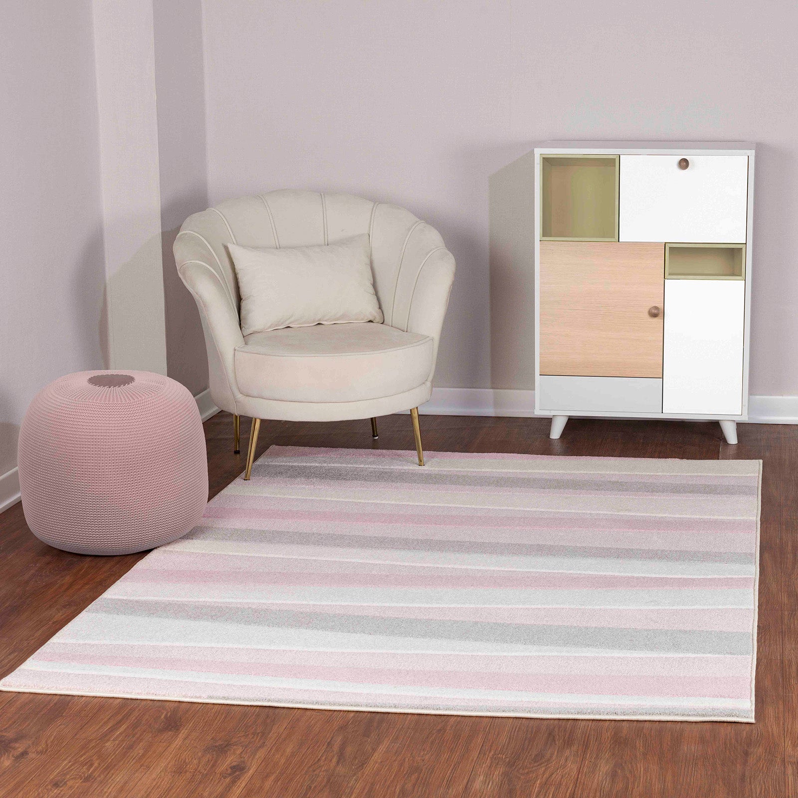 PASTEL DREAMS Kids' Bedroom & Playroom Rug