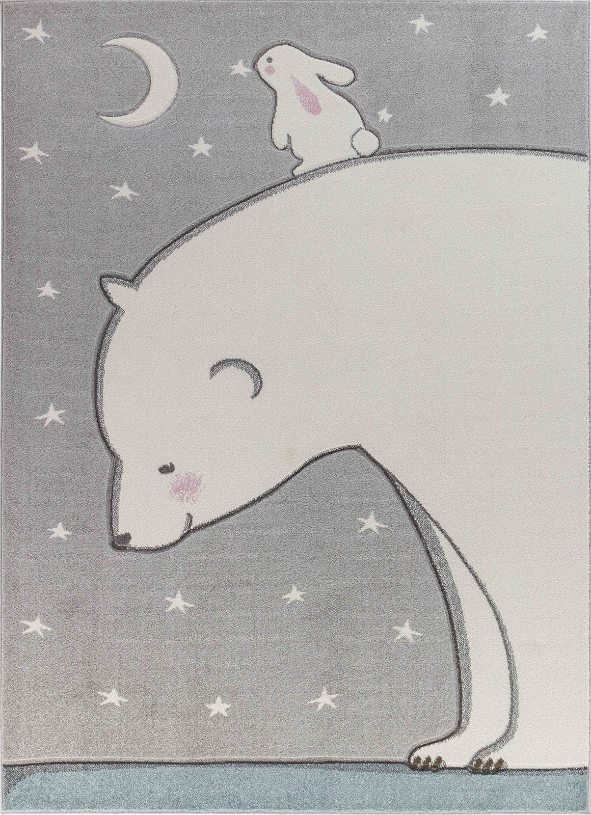 CLOUDY TEDDY Kids' Bedroom & Playroom Rug