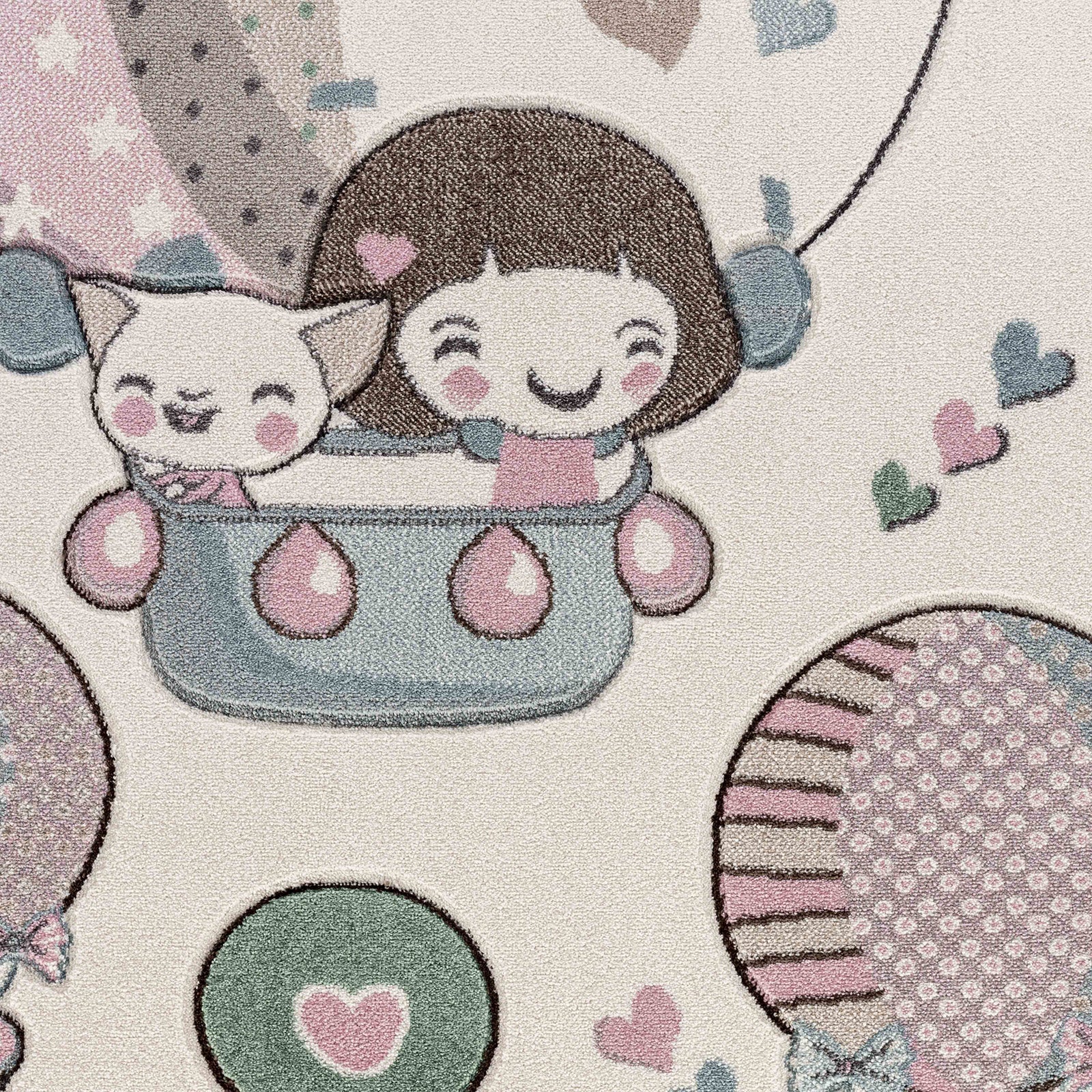 CUTE LOON Kids' Bedroom & Playroom Rug