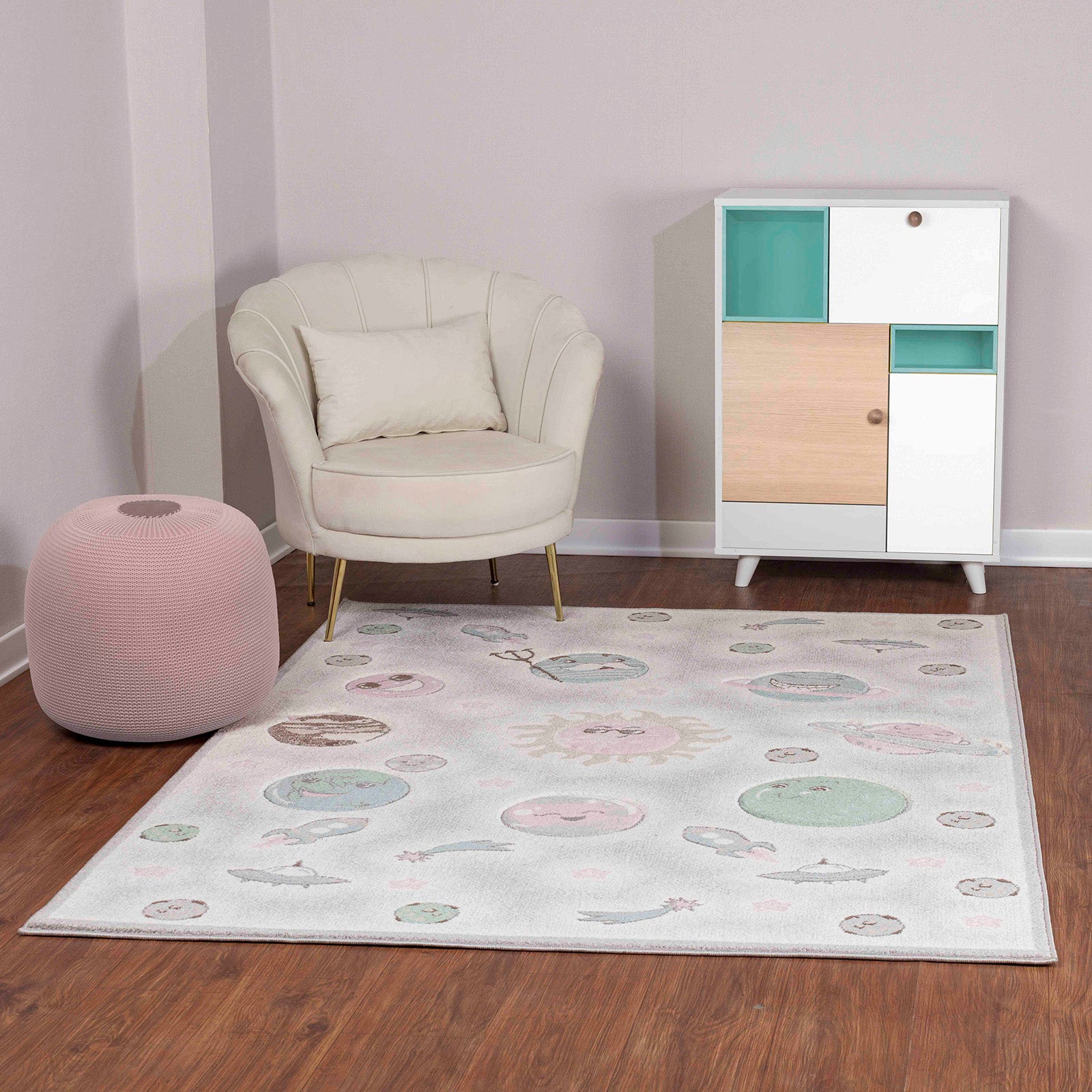 MILKY WAY Kids' Bedroom & Playroom Rug
