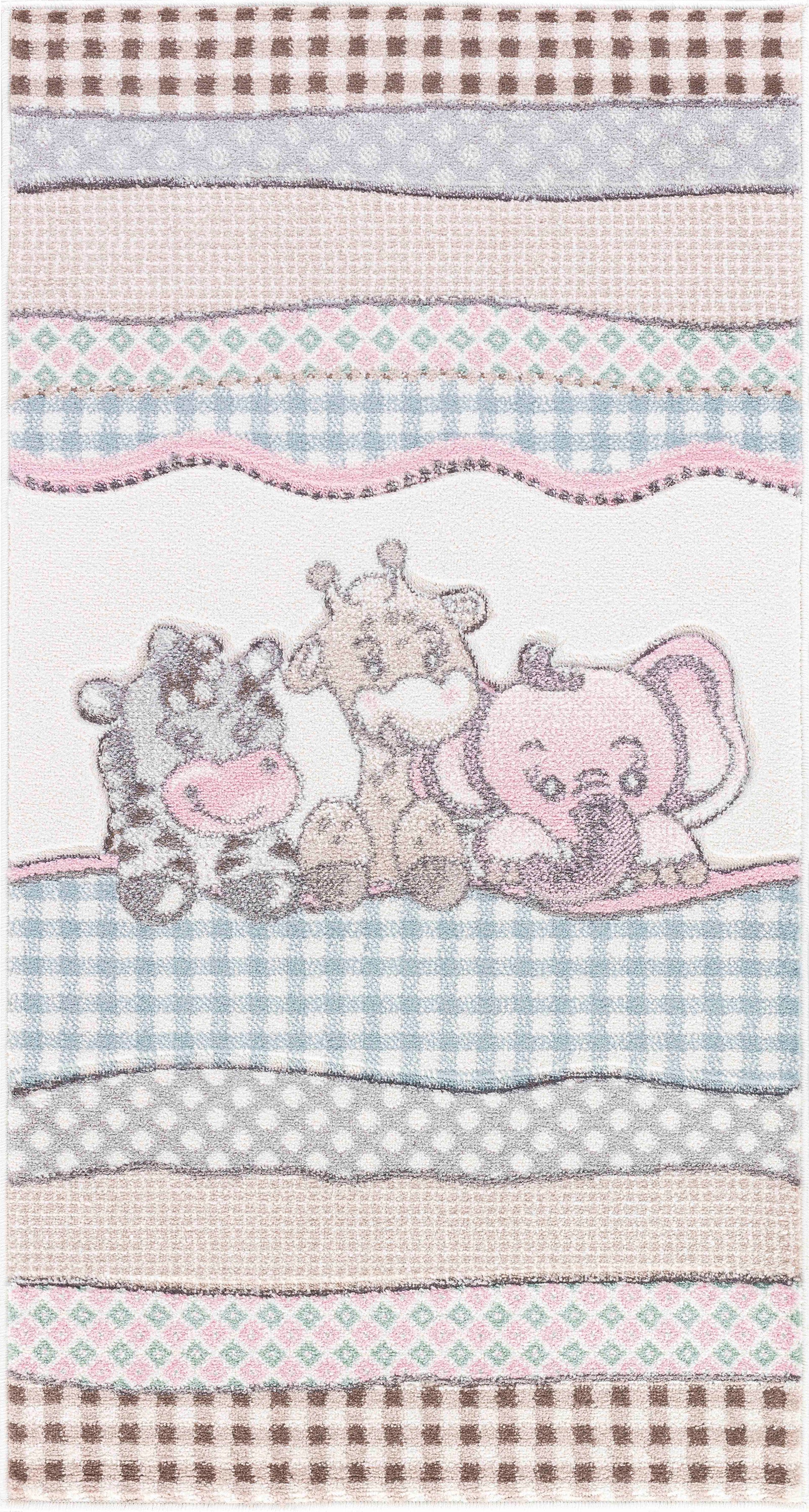 CUTE ZOO Kids' Bedroom & Playroom Rug
