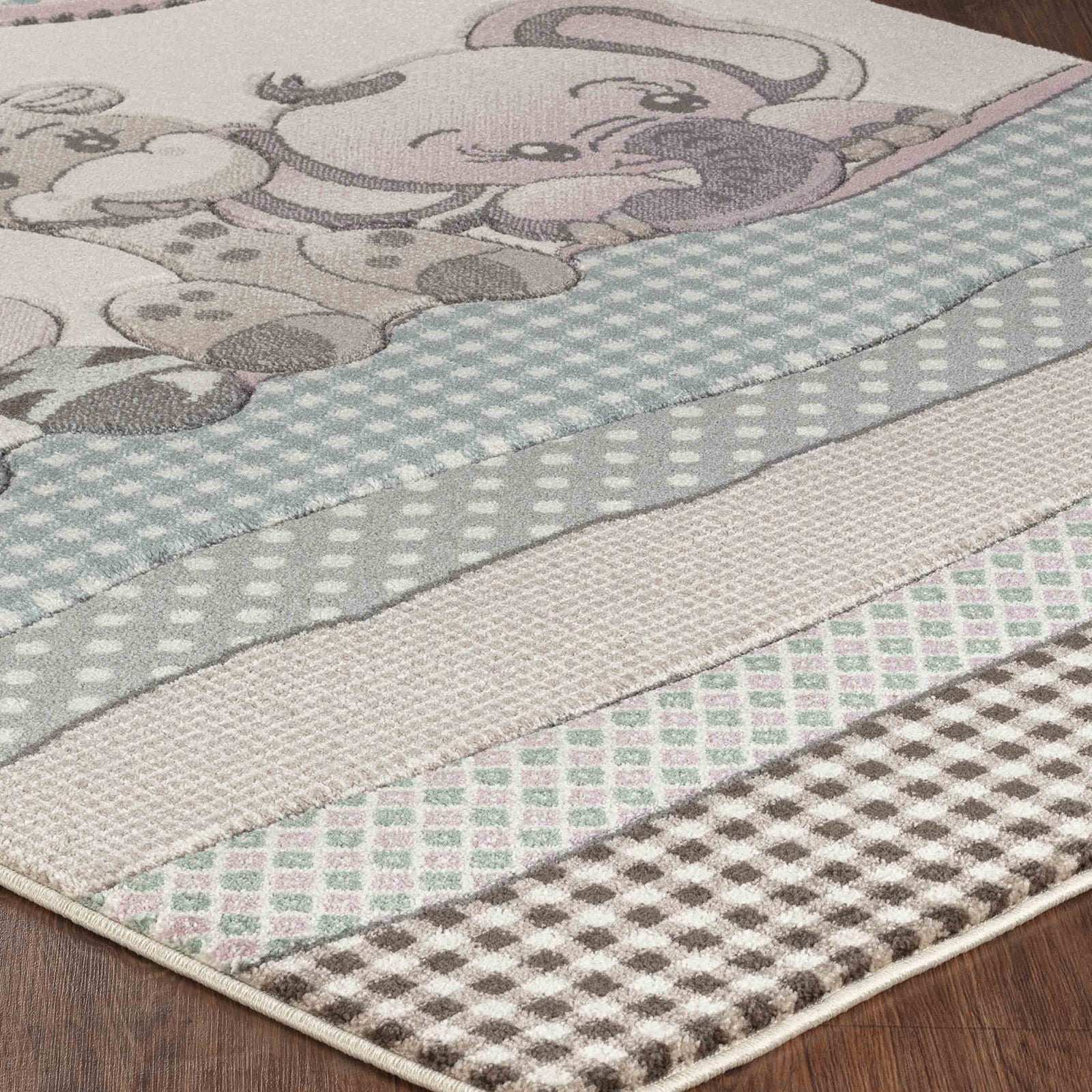 CUTE ZOO Kids' Bedroom & Playroom Rug