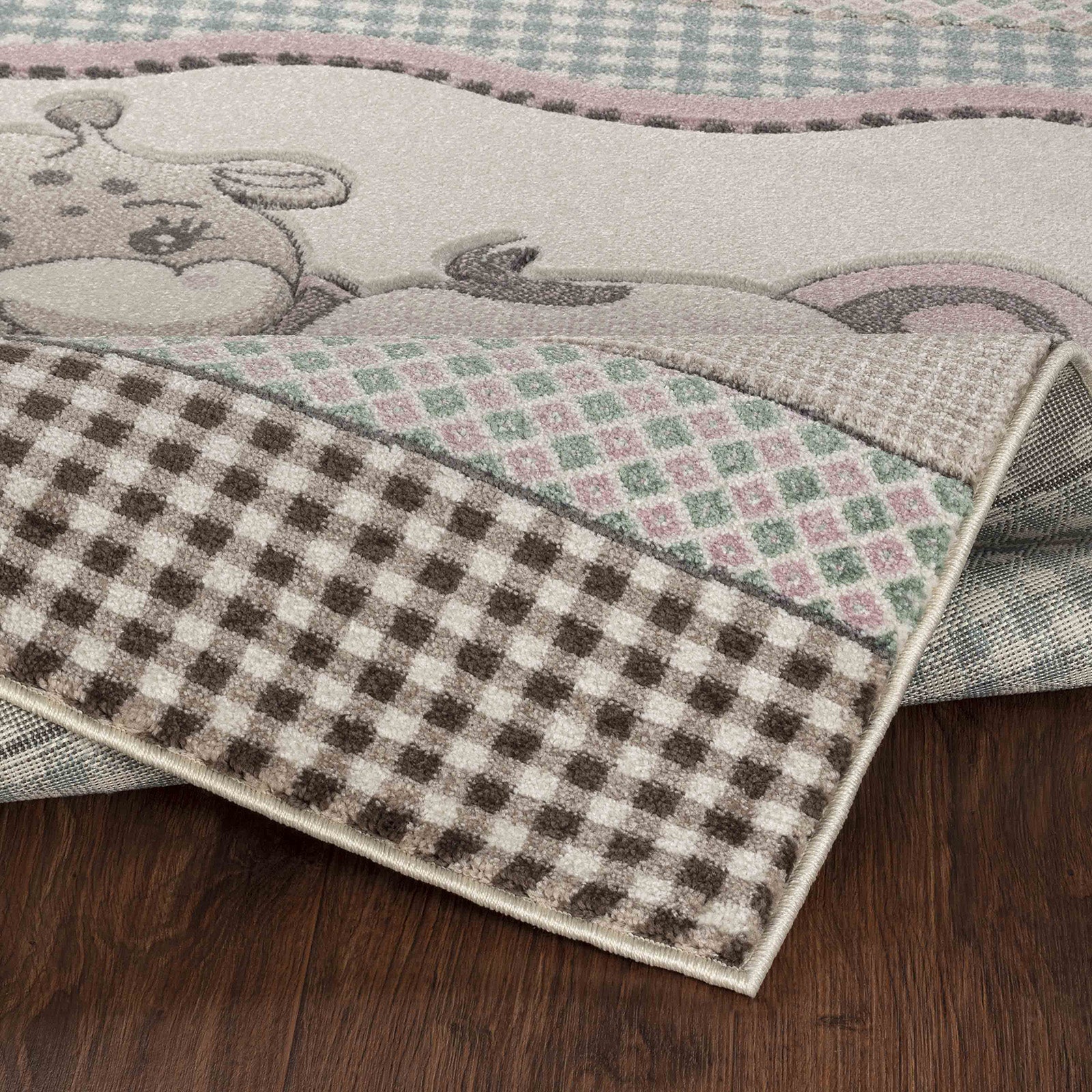 CUTE ZOO Kids' Bedroom & Playroom Rug